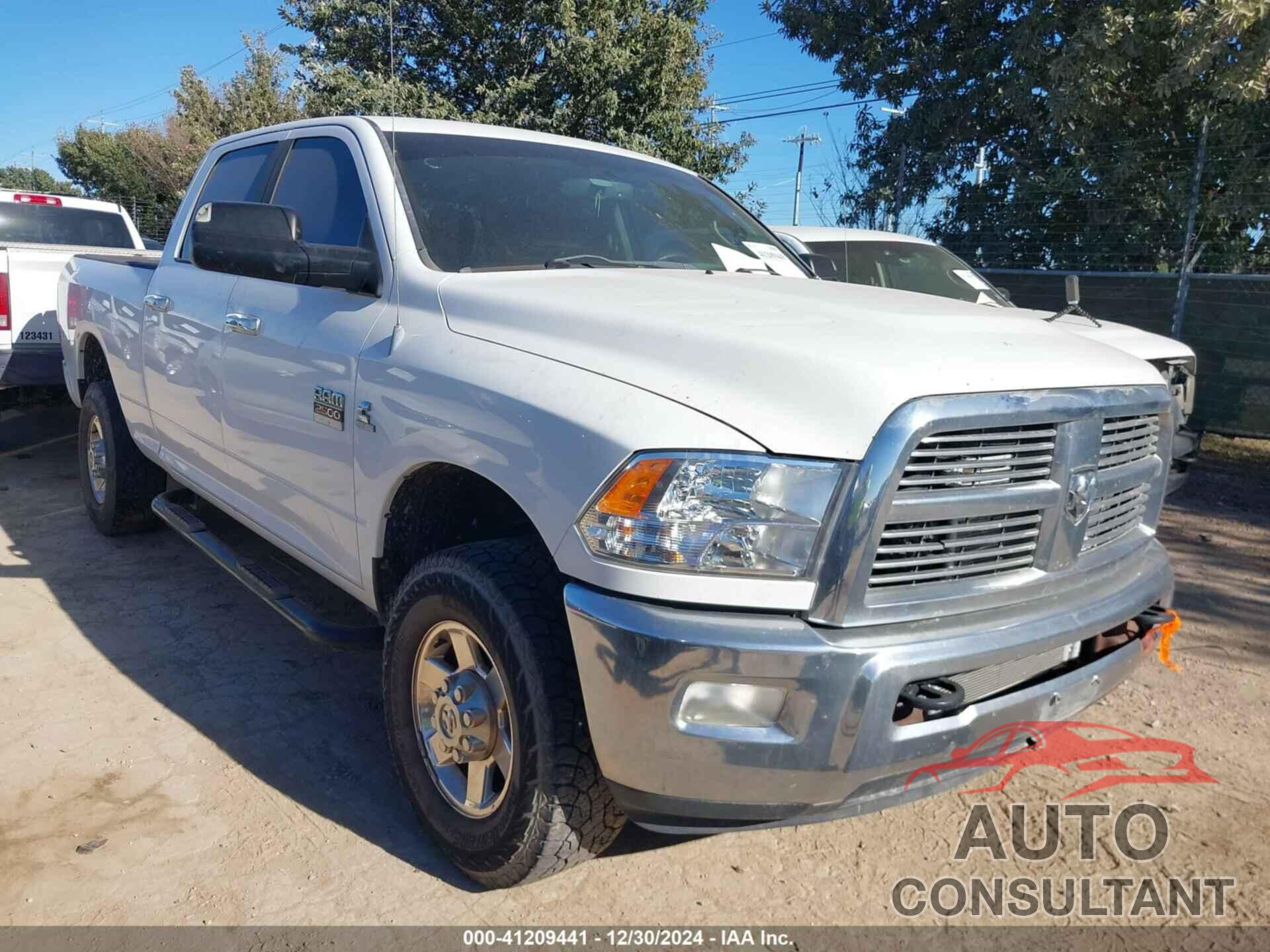 DODGE RAM 2500 2012 - 3C6UD5DL3CG208825
