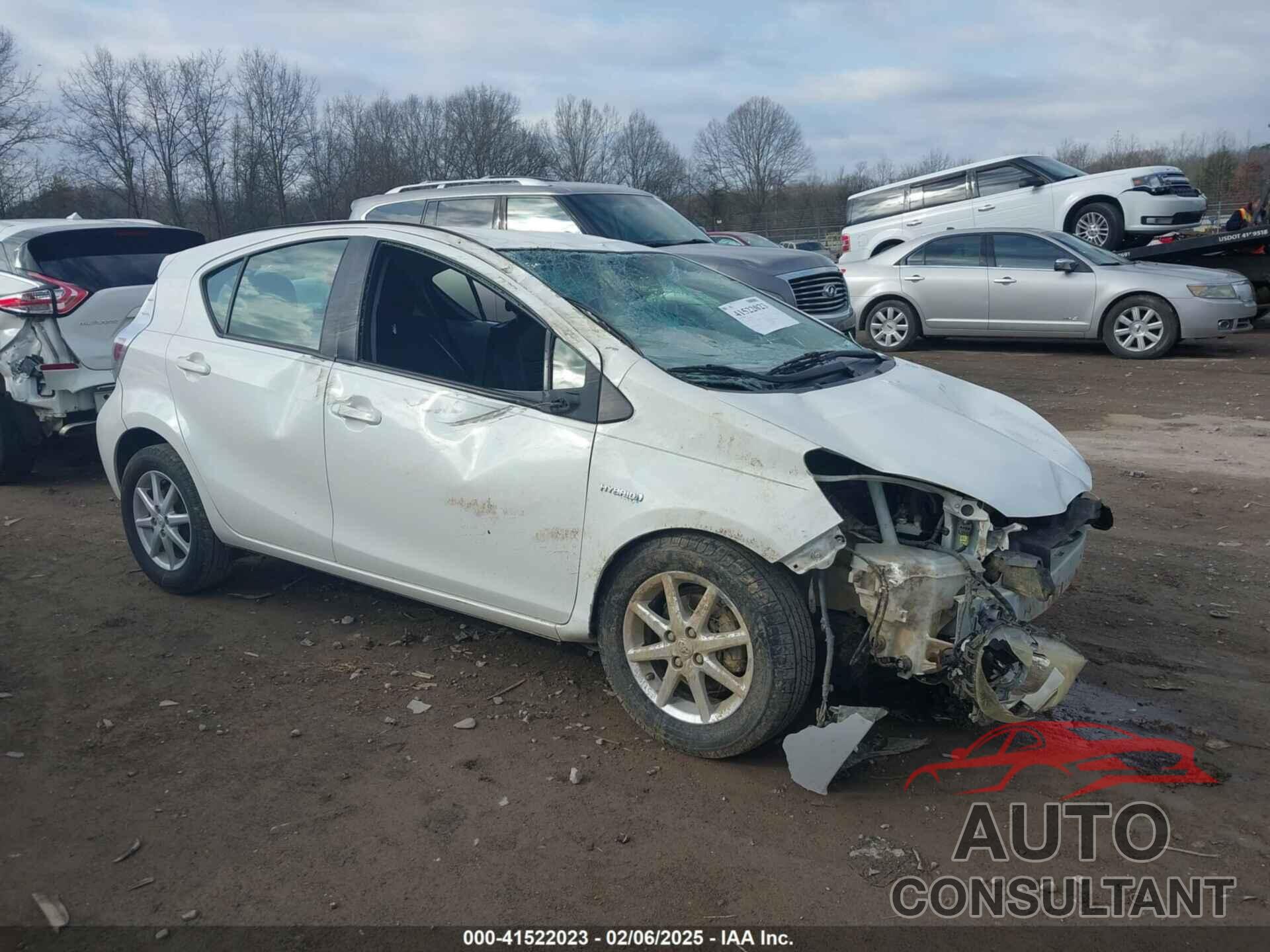 TOYOTA PRIUS C 2012 - JTDKDTB32C1519362