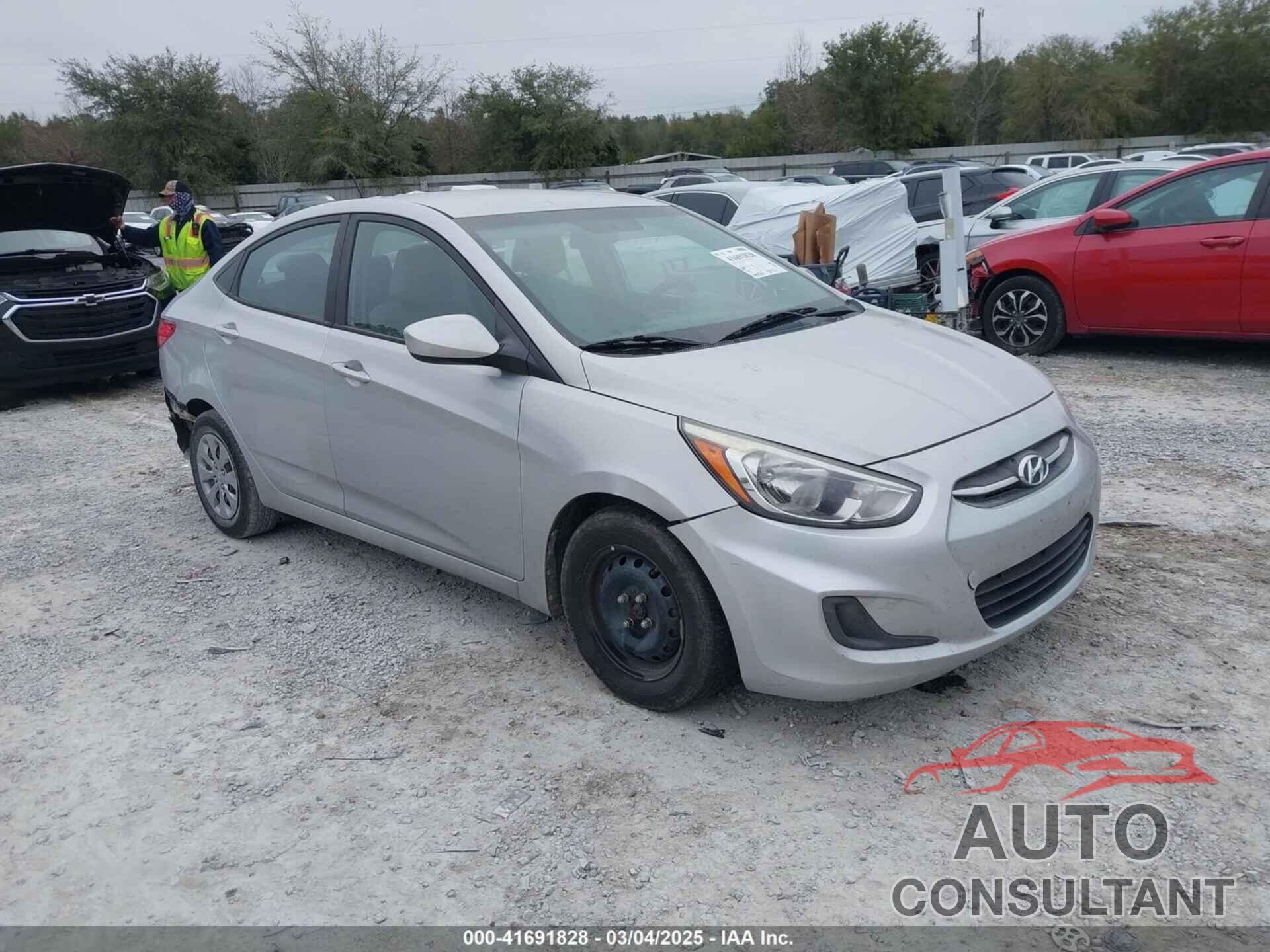 HYUNDAI ACCENT 2017 - KMHCT4AE1HU199310
