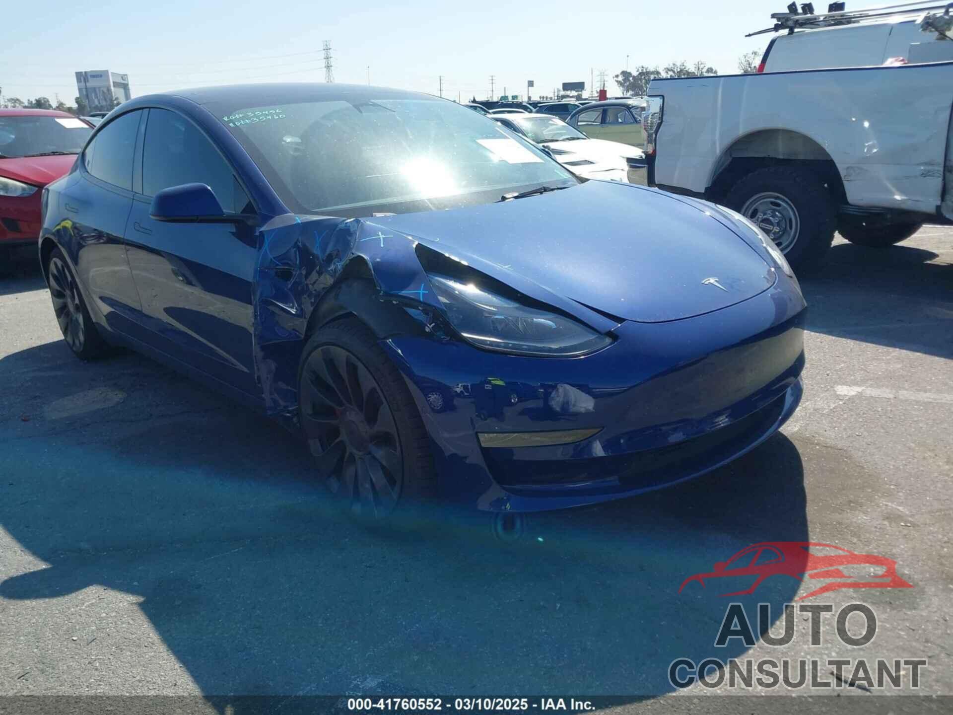 TESLA MODEL 3 2022 - 5YJ3E1EC5NF315764