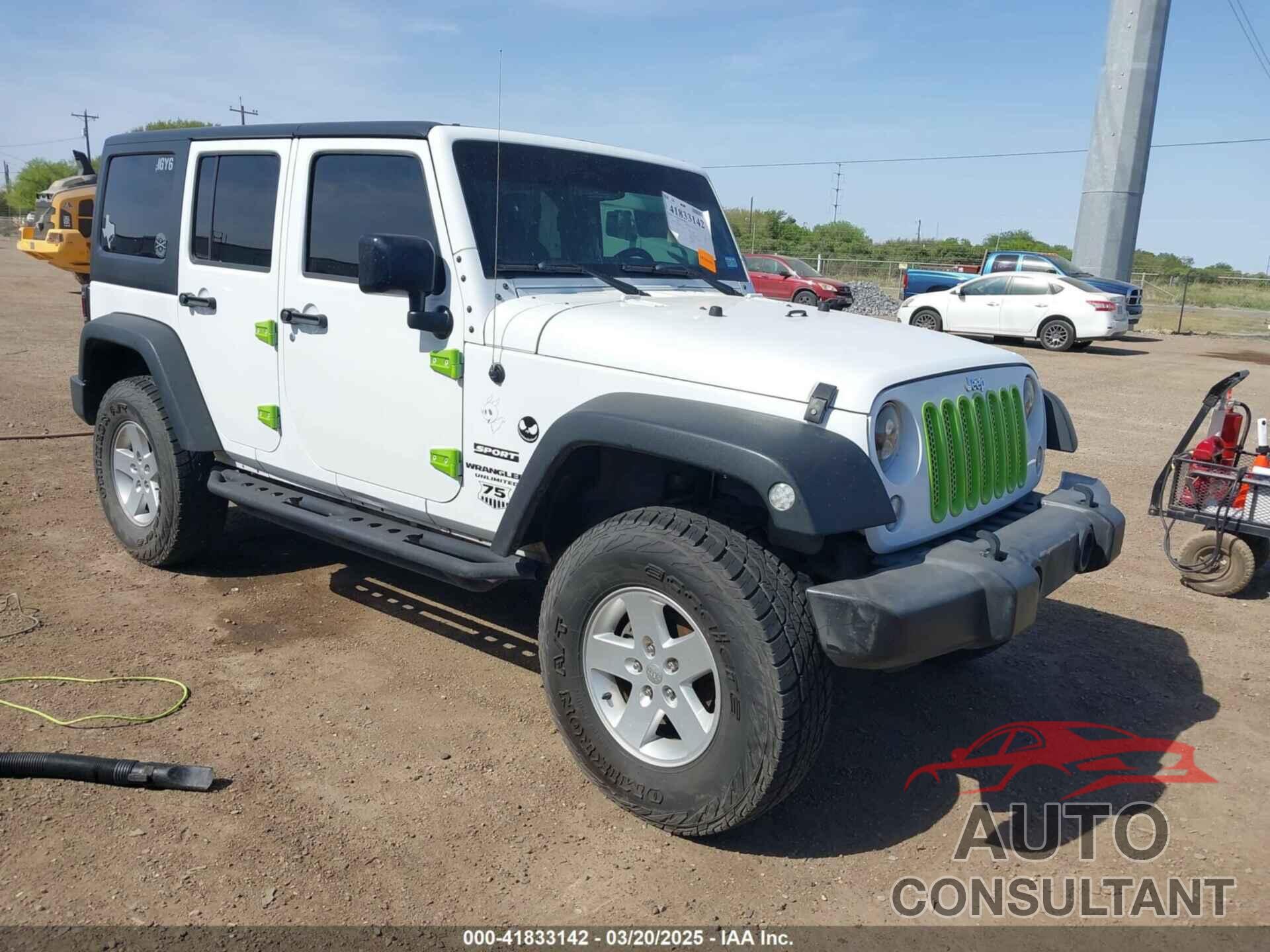 JEEP WRANGLER UNLIMITED 2017 - 1C4BJWDG4HL535746