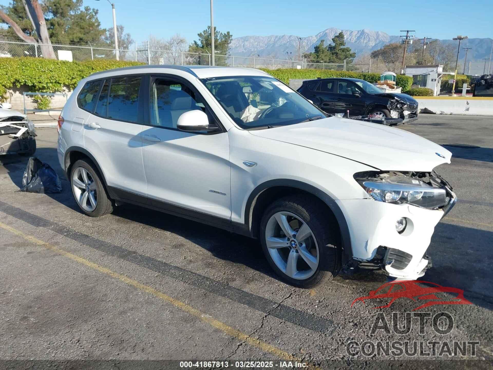 BMW X3 2017 - 5UXWZ7C31H0X40309