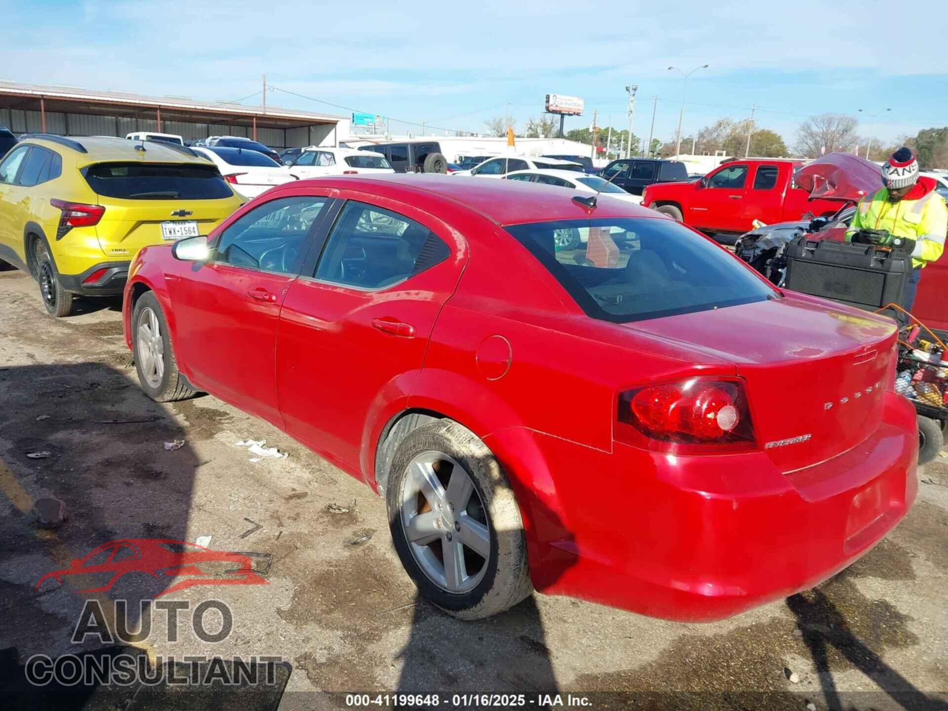 DODGE AVENGER 2013 - 1C3CDZAB3DN625964