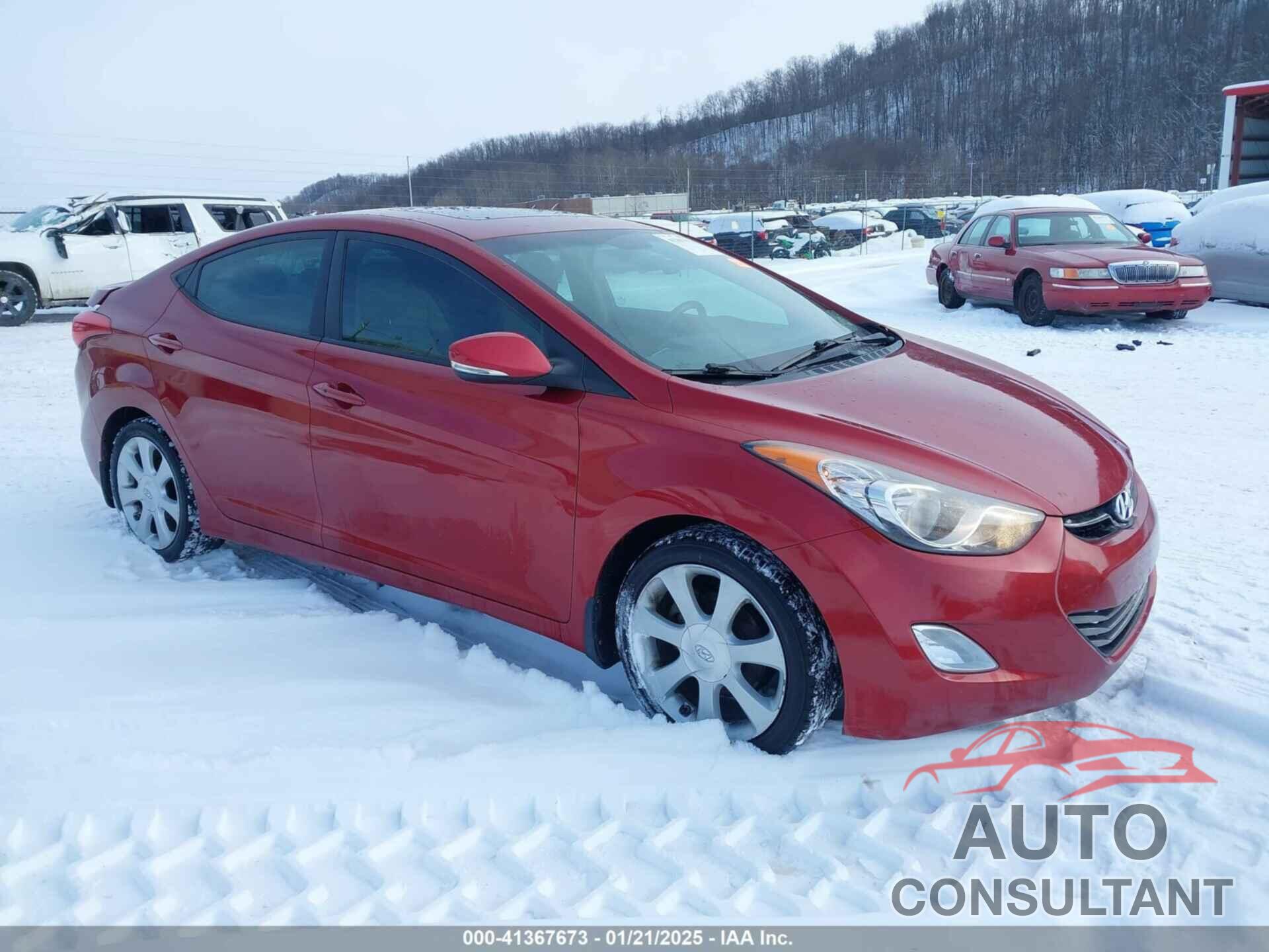 HYUNDAI ELANTRA 2012 - KMHDH4AE4CU246232