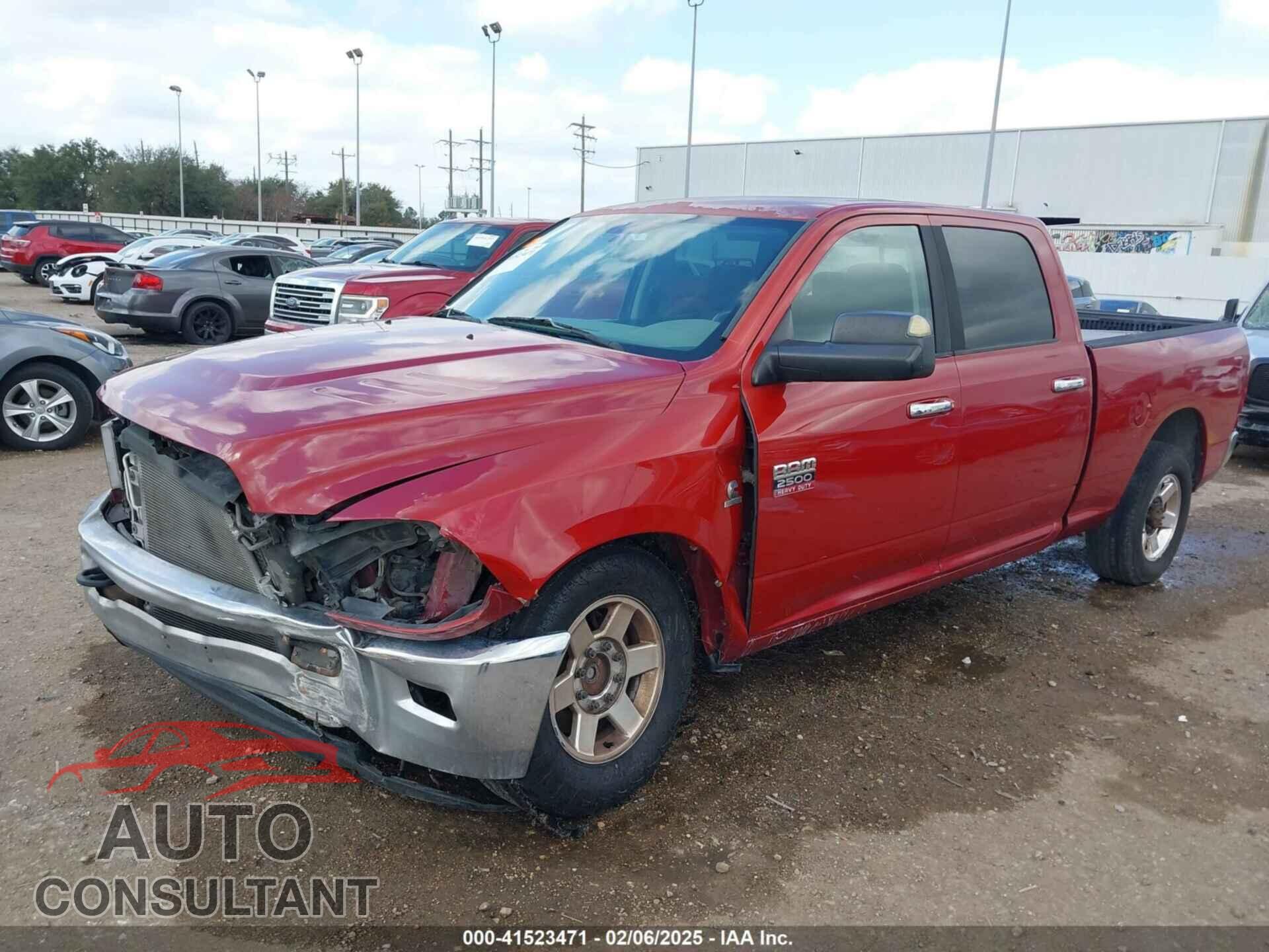 DODGE RAM 2500 2010 - 3D7TP2CL7AG176122