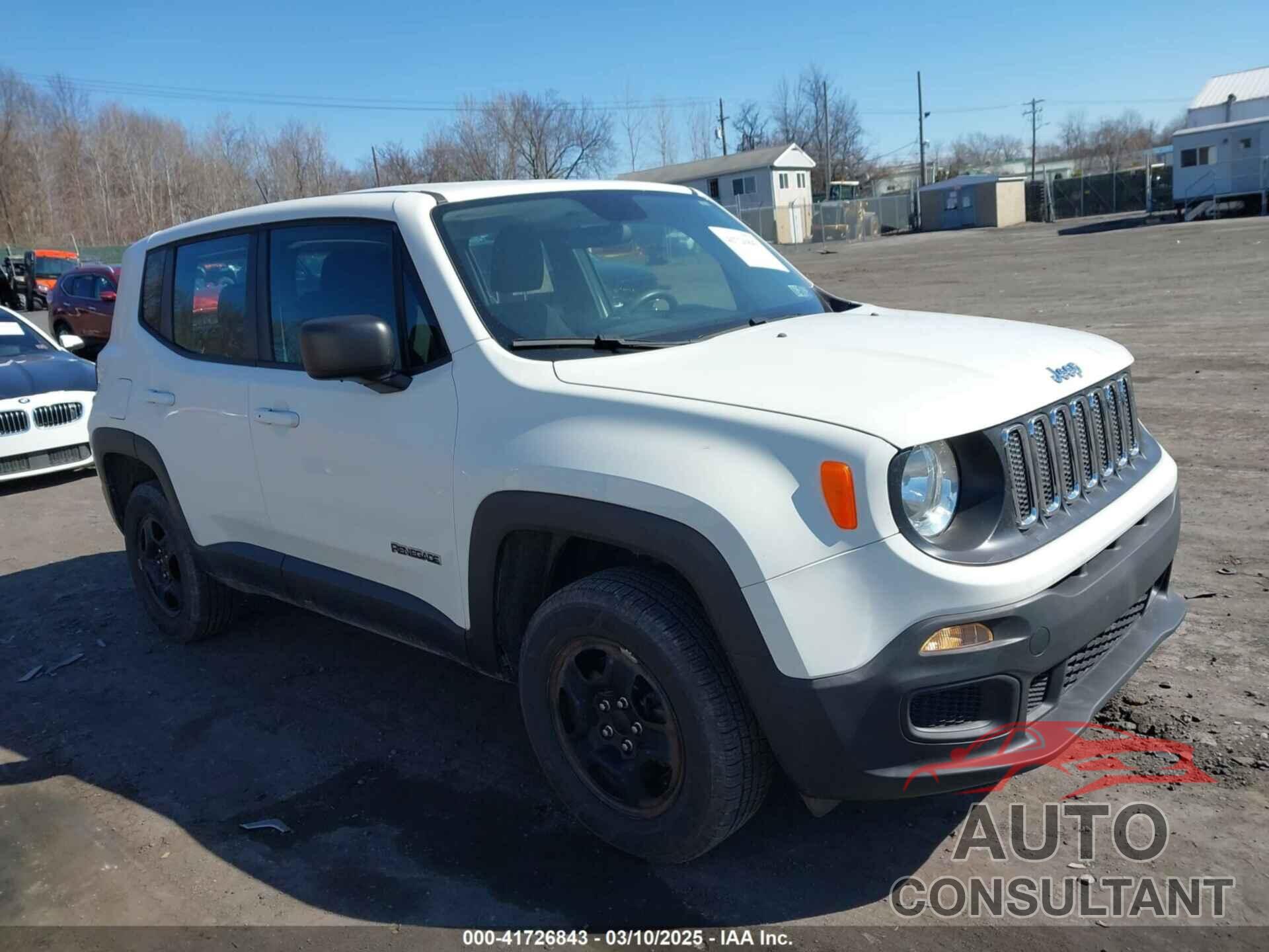 JEEP RENEGADE 2017 - ZACCJBAB1HPG03762