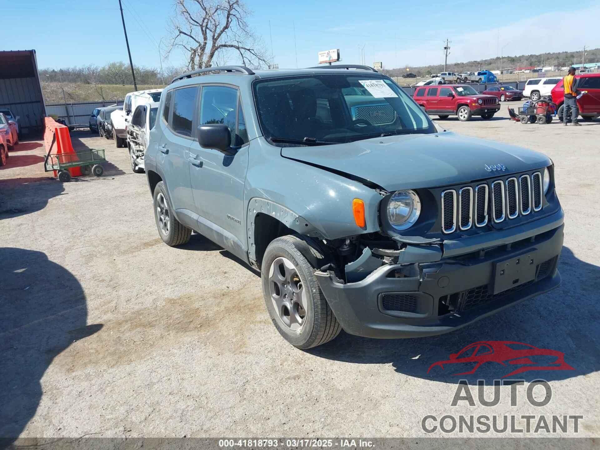 JEEP RENEGADE 2017 - ZACCJBAB9HPG19367