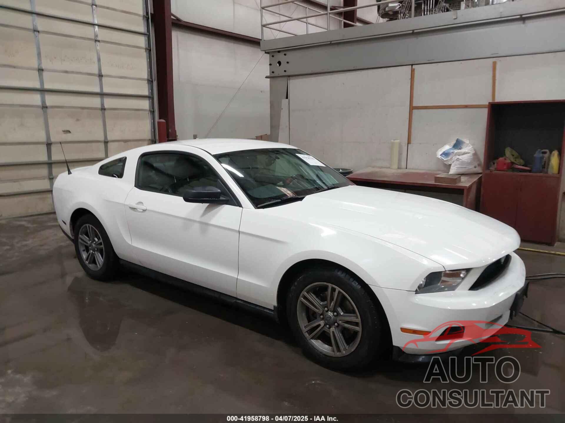 FORD MUSTANG 2012 - 1ZVBP8AM4C5286959