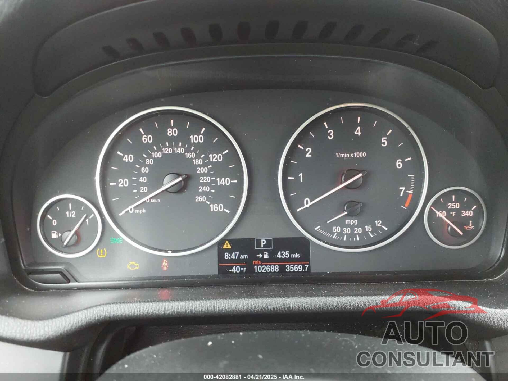 BMW X3 2013 - 5UXWX9C52D0A30786