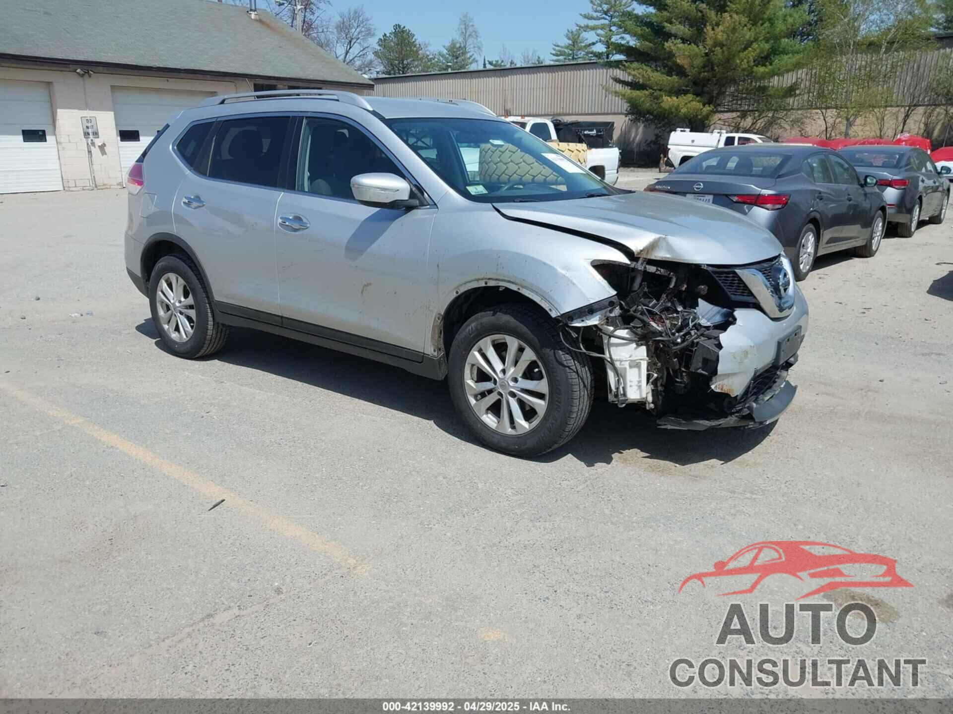 NISSAN ROGUE 2015 - KNMAT2MV0FP520177