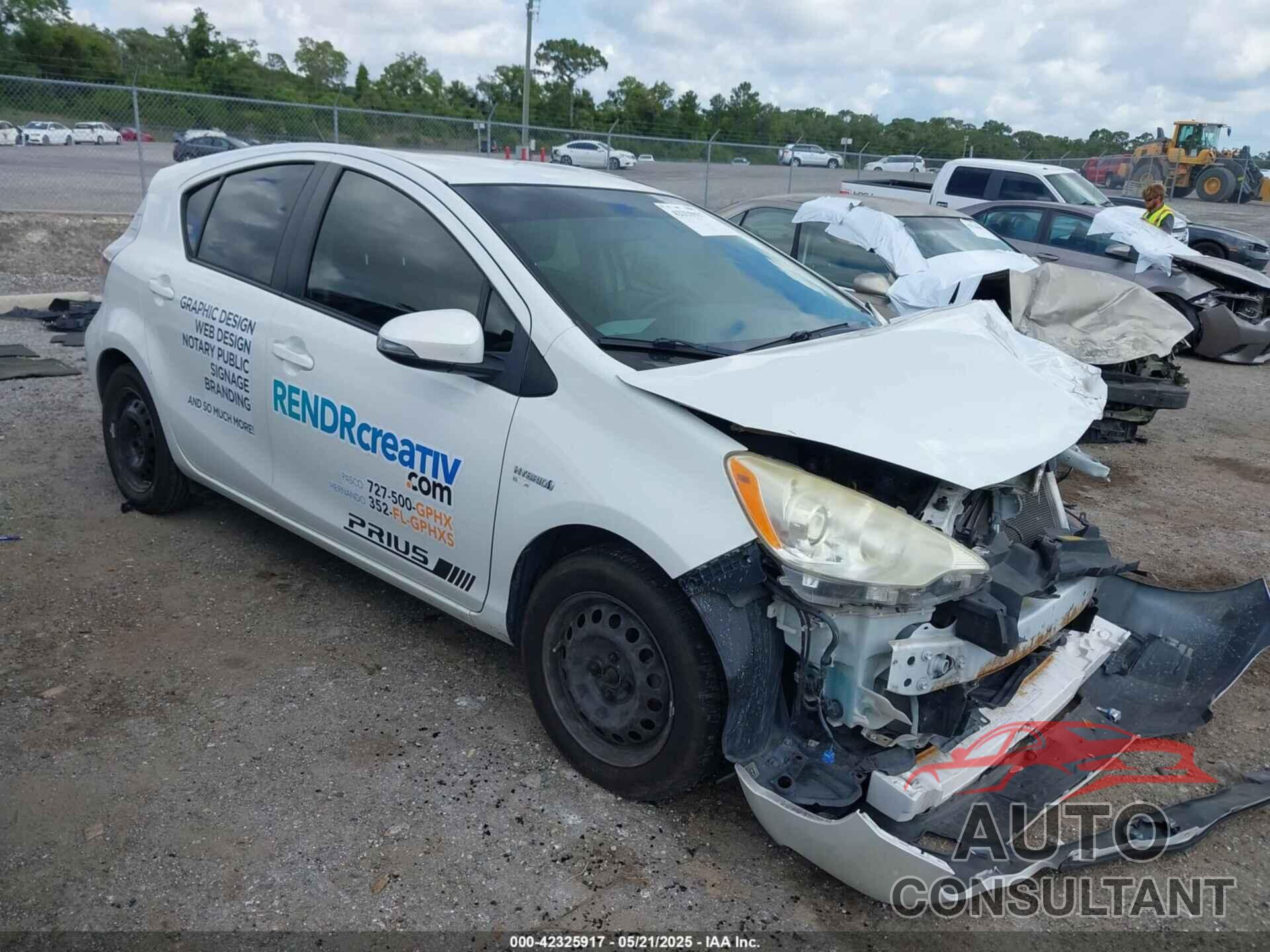 TOYOTA PRIUS C 2012 - JTDKDTB31C1507428