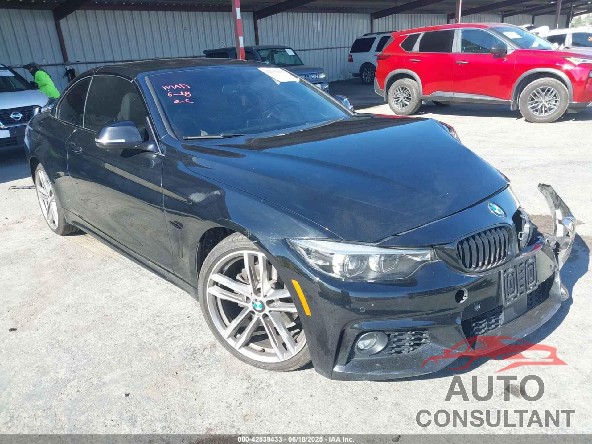 BMW 430I 2018 - WBA4Z1C56JEC73629