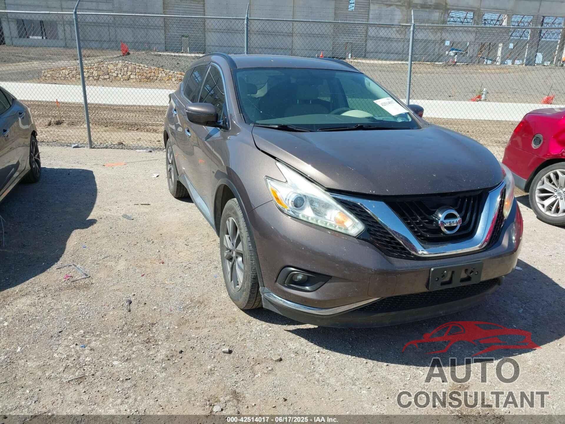 NISSAN MURANO 2017 - 5N1AZ2MG1HN118470