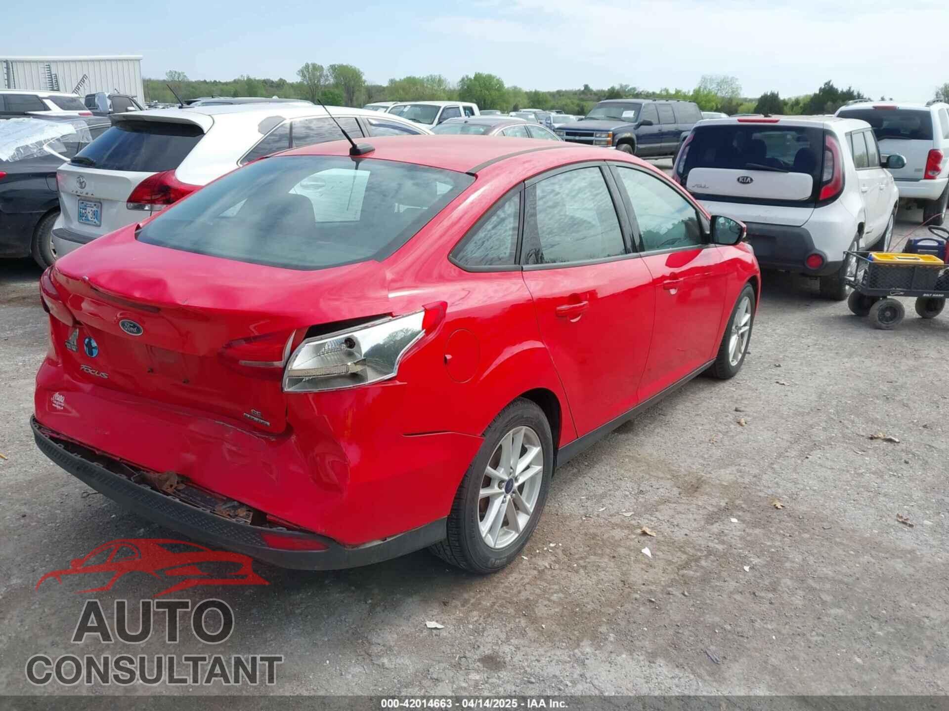FORD FOCUS 2015 - 1FADP3F2XFL351132