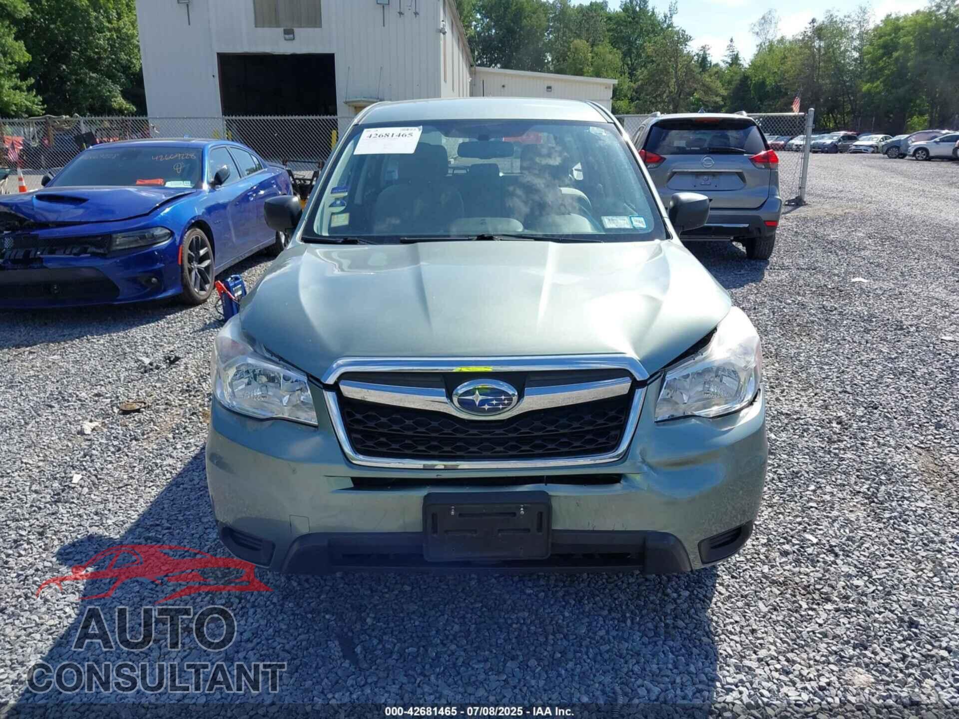 SUBARU FORESTER 2014 - JF2SJAAC0EH468082