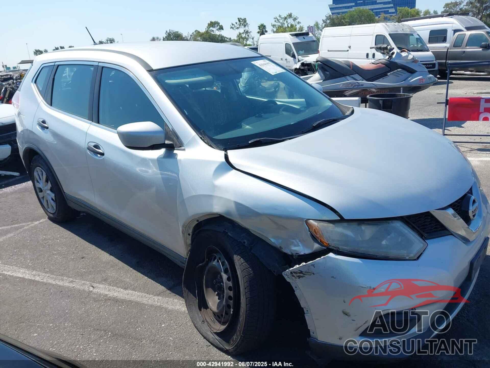 NISSAN ROGUE 2016 - KNMAT2MT7GP594566