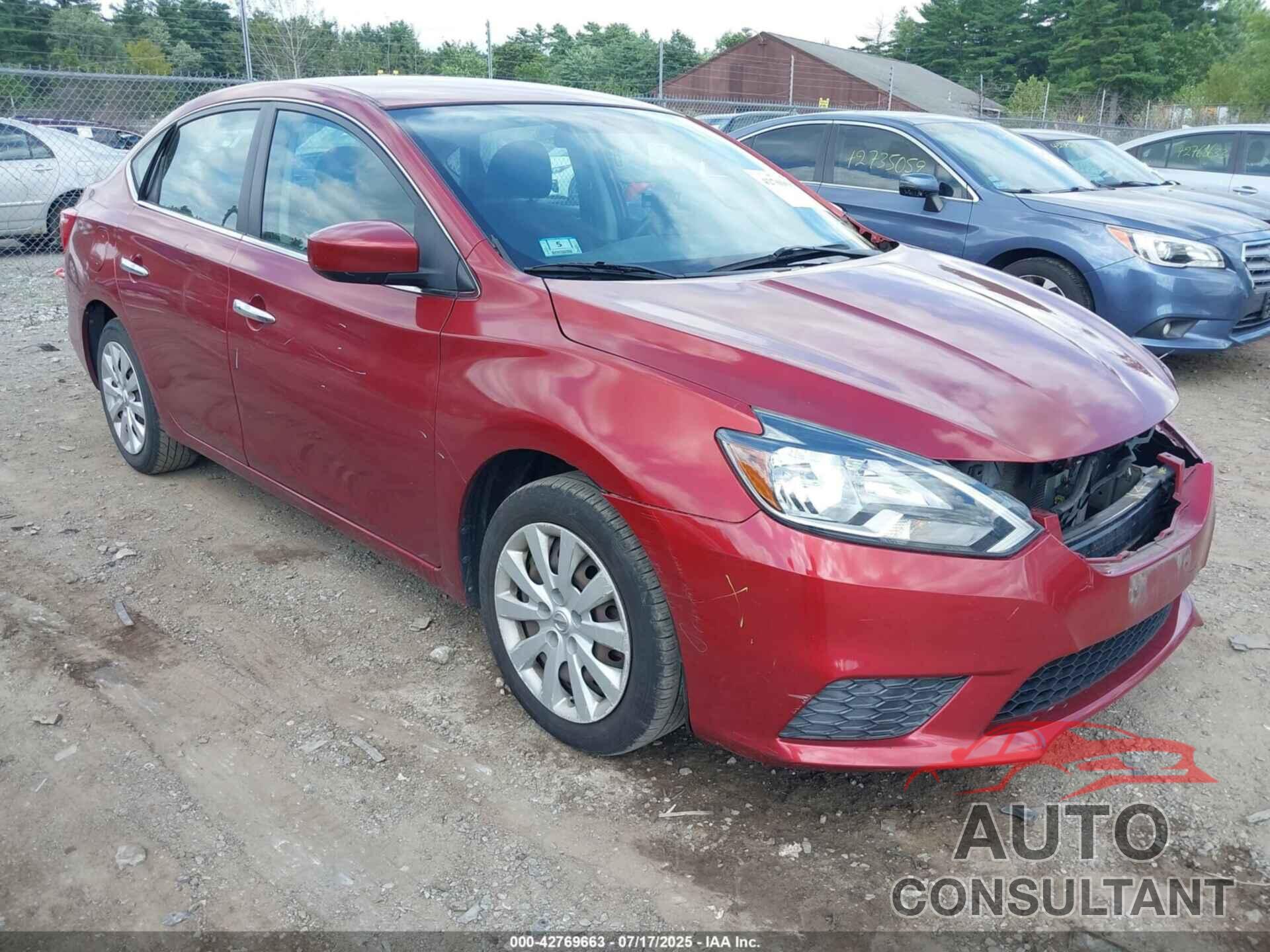 NISSAN SENTRA 2016 - 3N1AB7AP6GL647926