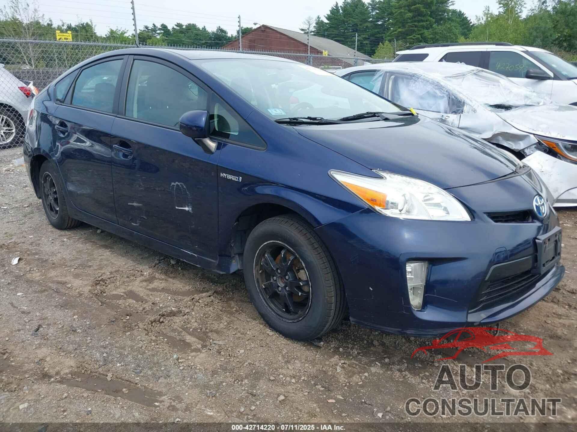 TOYOTA PRIUS 2012 - JTDKN3DUXC1483021