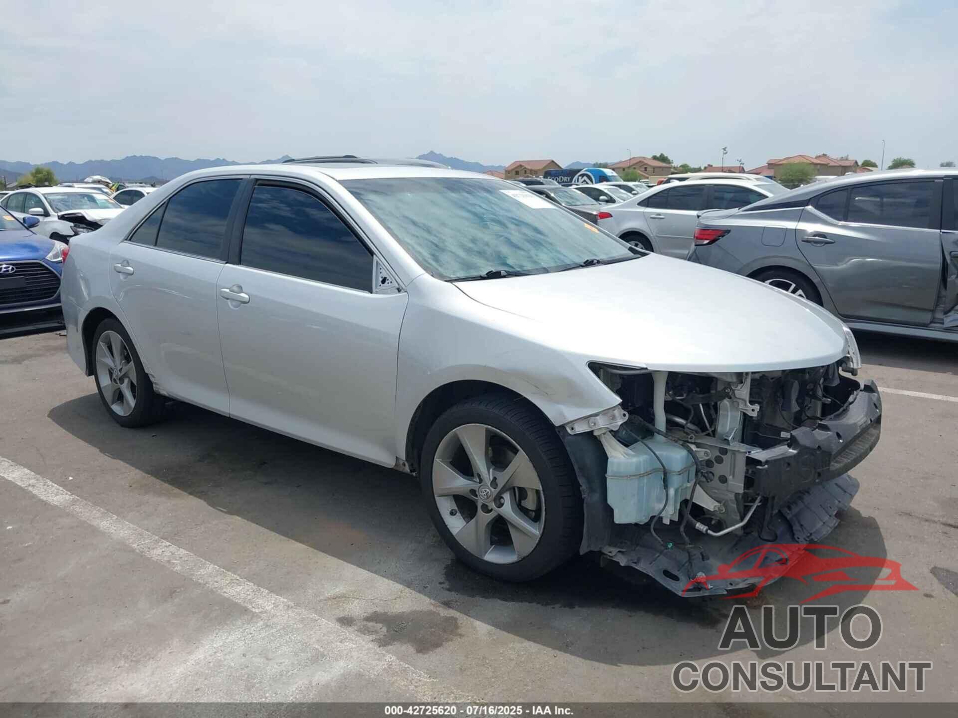 TOYOTA CAMRY 2012 - 4T1BK1FK1CU013110
