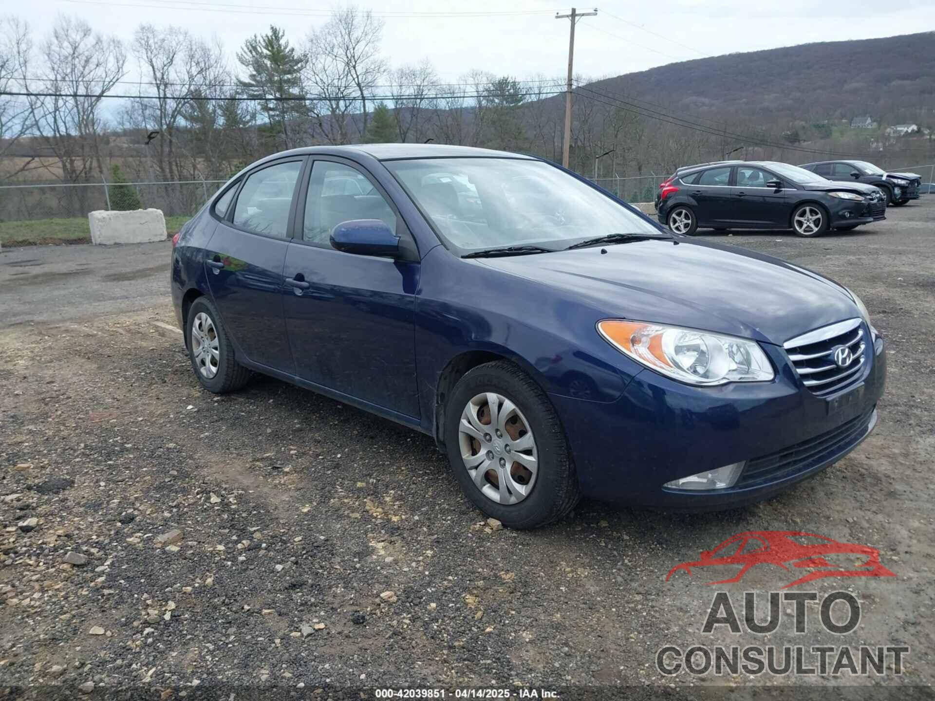 HYUNDAI ELANTRA 2010 - KMHDU4AD4AU196979