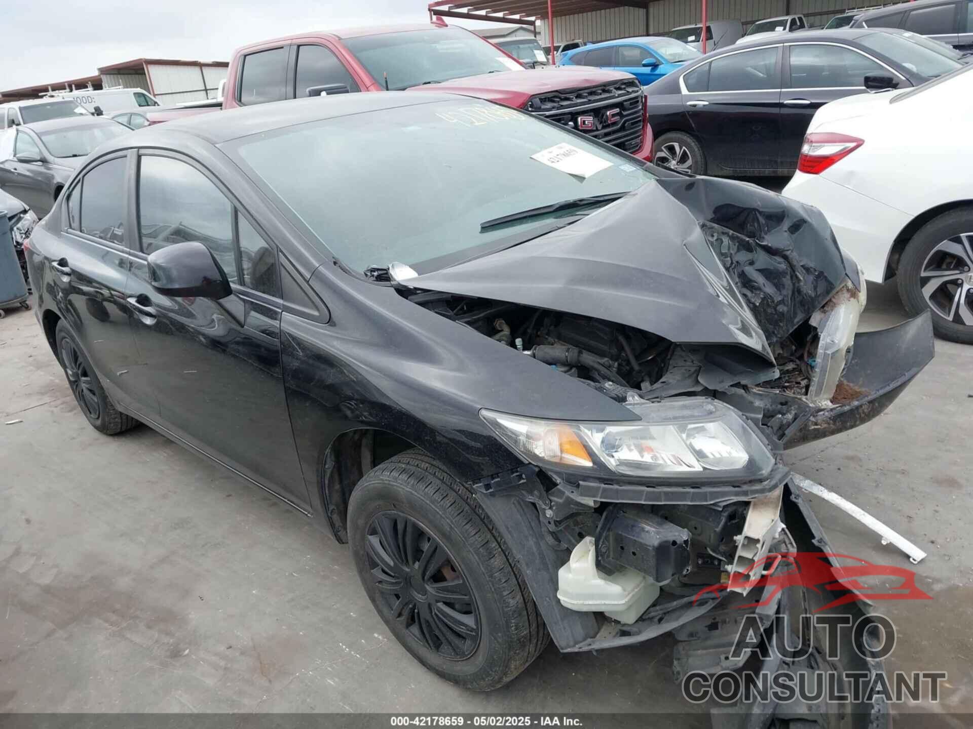 HONDA CIVIC 2013 - 19XFB2F59DE018691