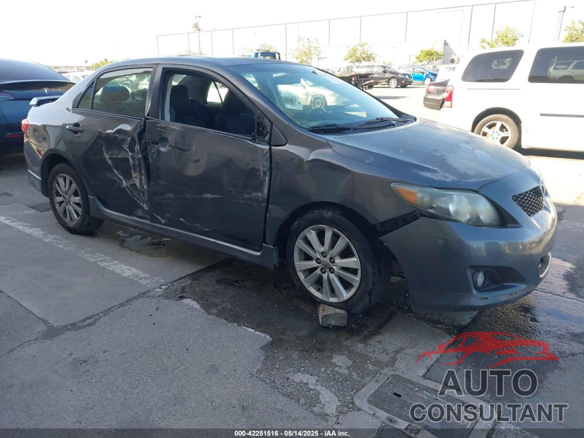 TOYOTA COROLLA 2009 - 1NXBU40E19Z118334