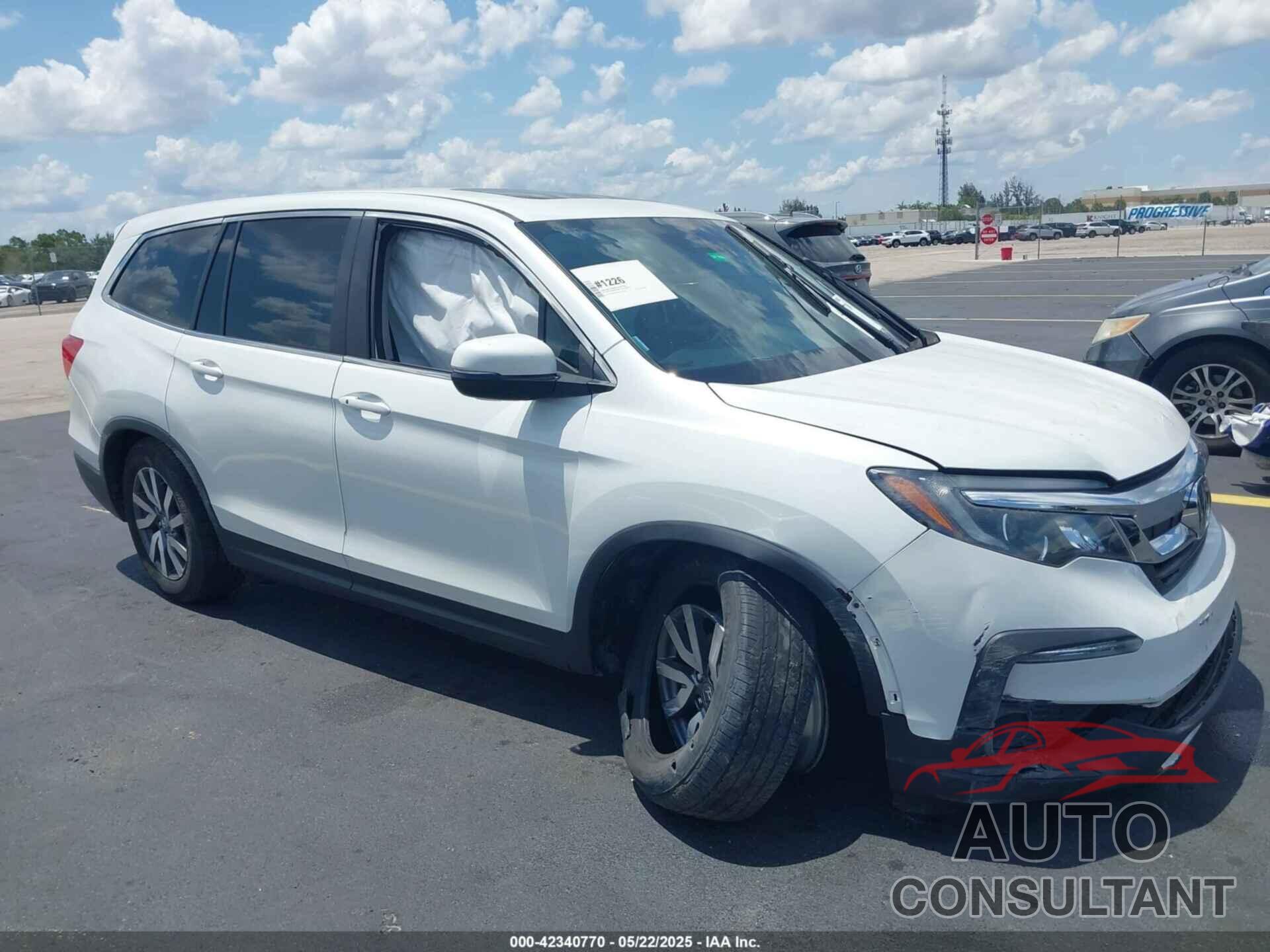 HONDA PILOT 2021 - 5FNYF5H52MB039338