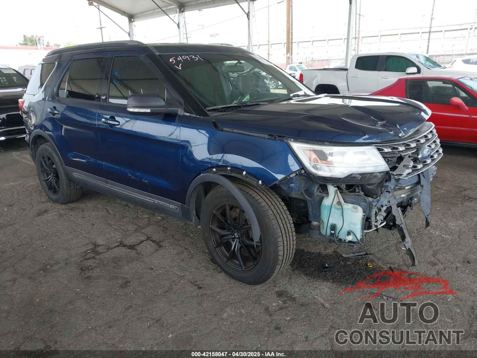 FORD EXPLORER 2016 - 1FM5K7D81GGB06155