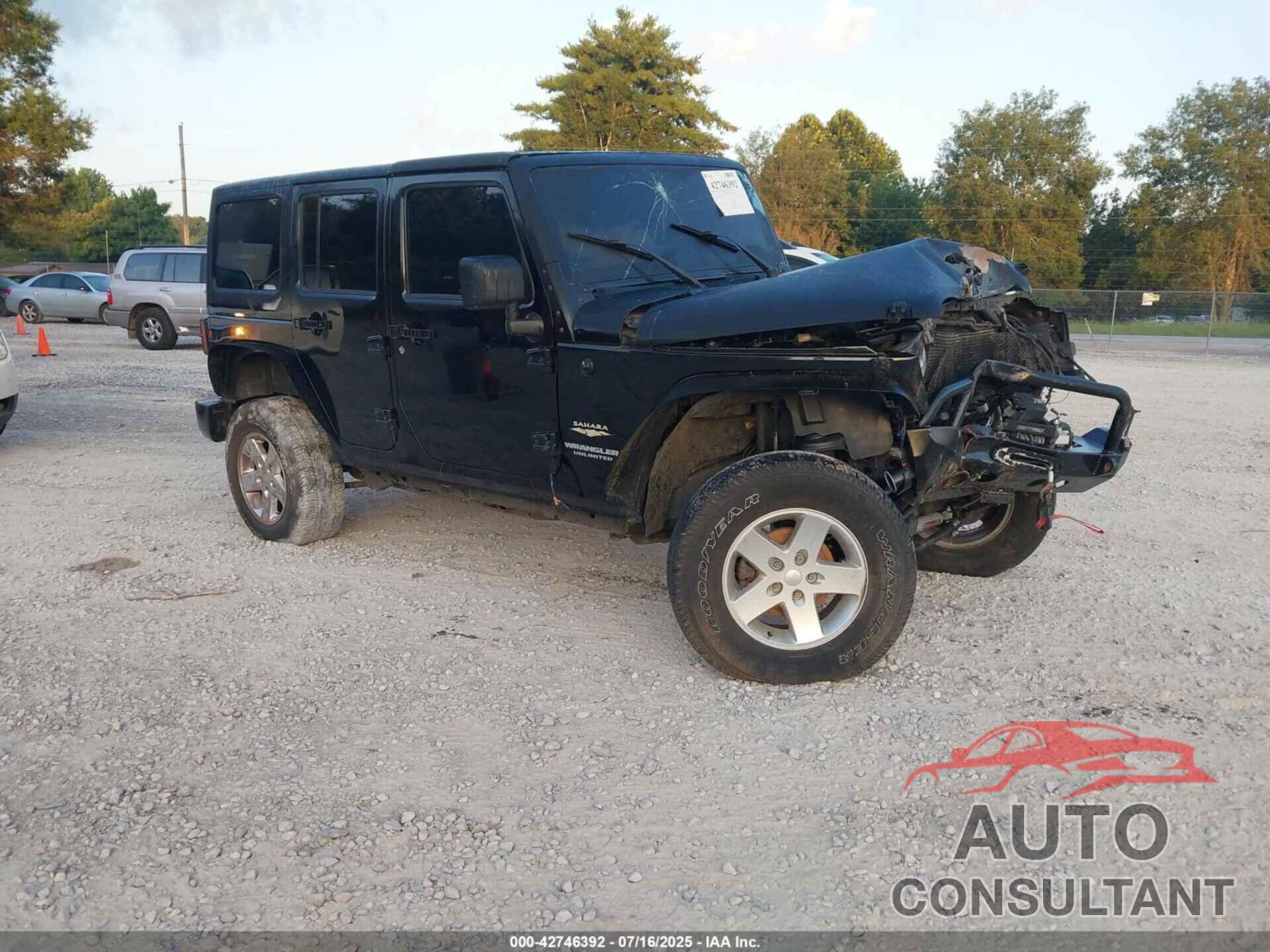JEEP WRANGLER UNLIMITED 2013 - 1C4HJWEG0DL541918