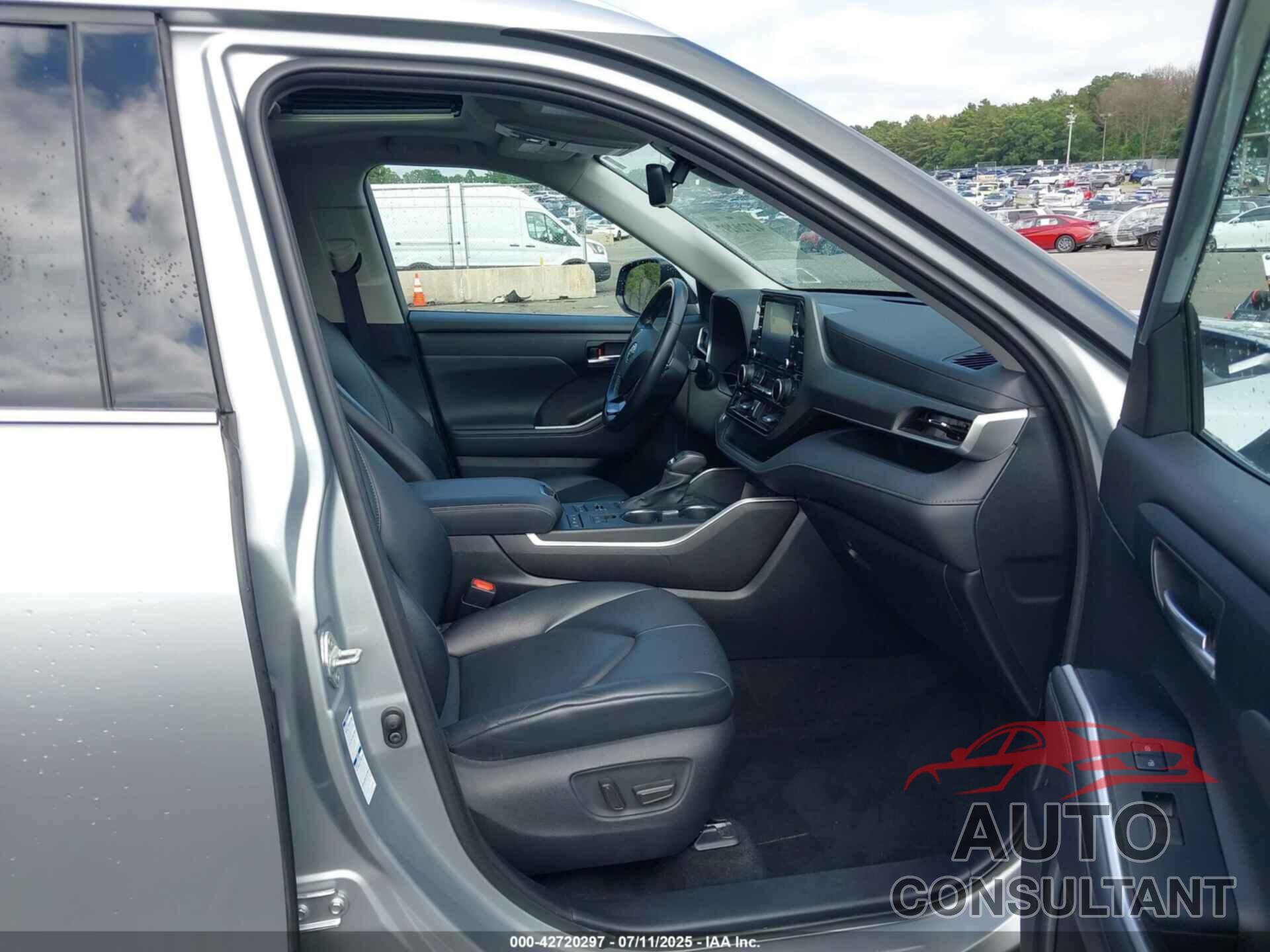 TOYOTA HIGHLANDER 2021 - 5TDGZRBH7MS160455