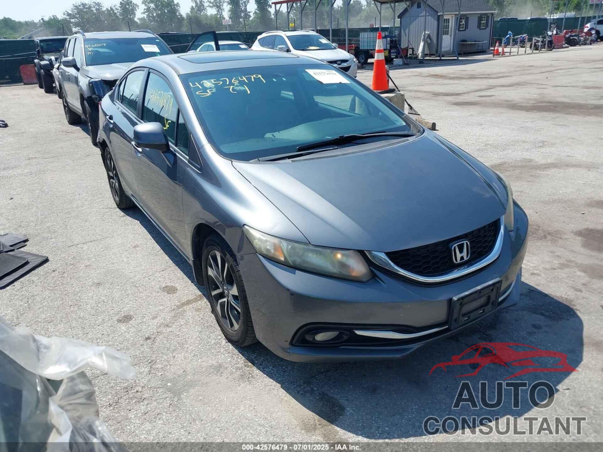 HONDA CIVIC 2013 - 19XFB2F98DE201499