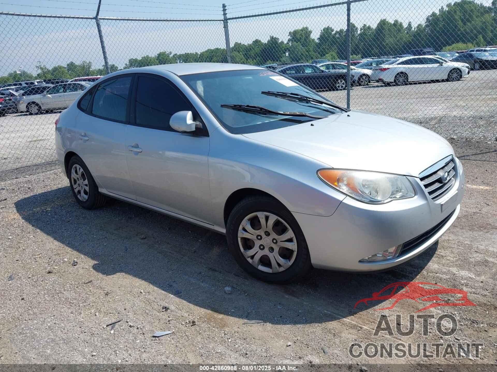 HYUNDAI ELANTRA 2009 - KMHDU46D09U747543