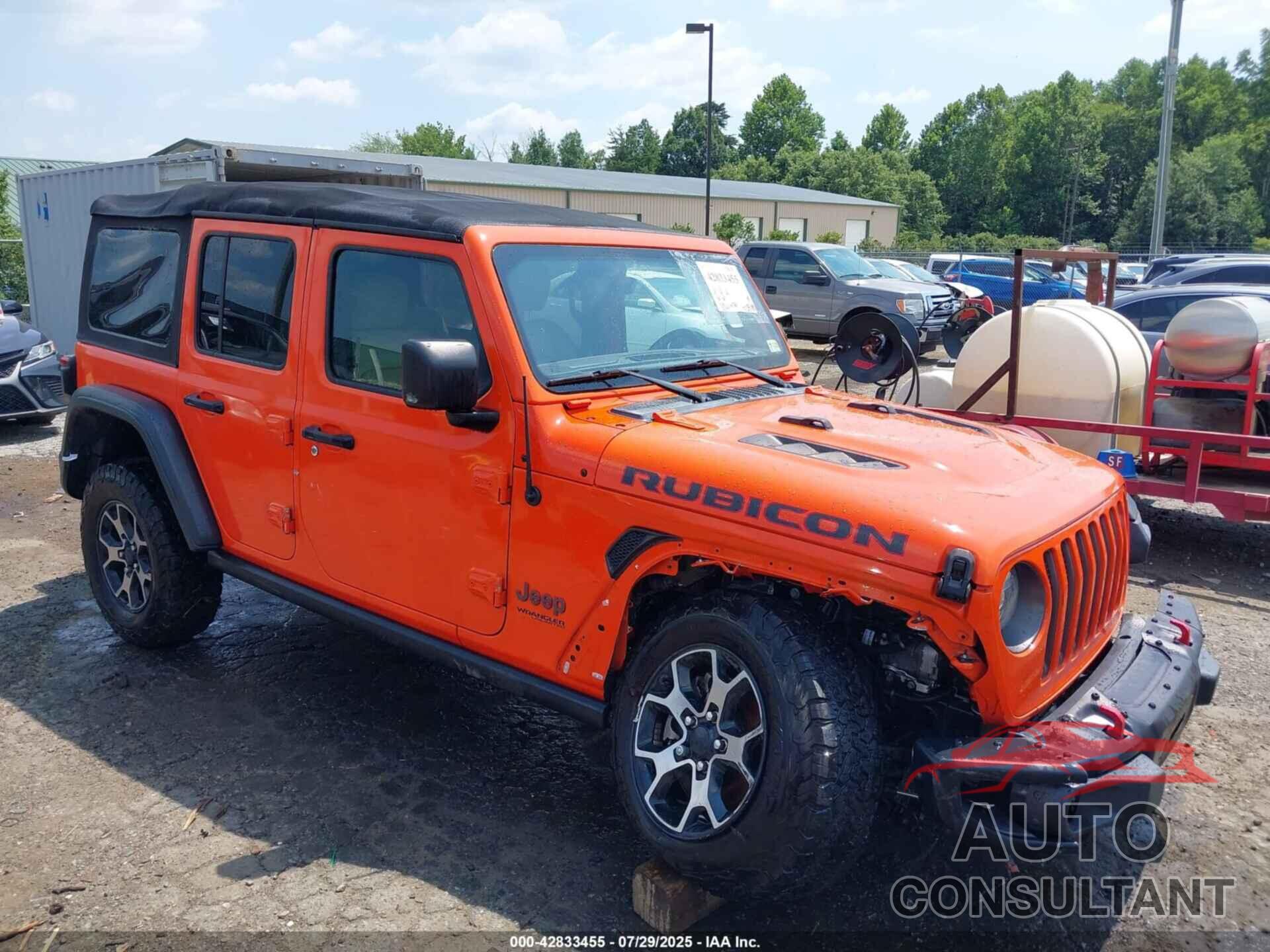 JEEP WRANGLER UNLIMITED 2018 - 1C4HJXFG8JW170506