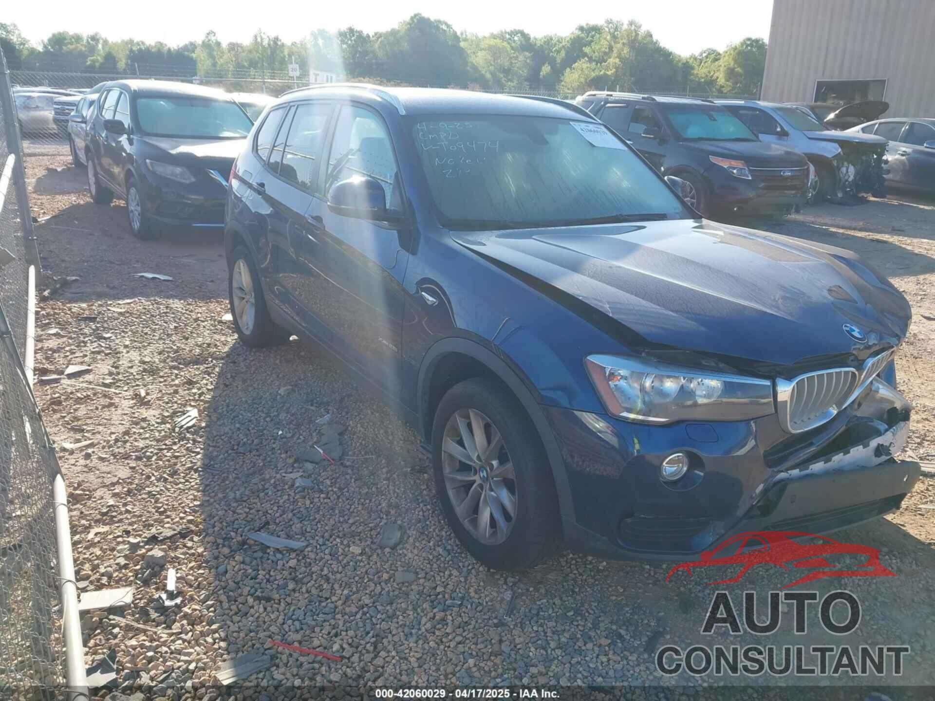 BMW X3 2017 - 5UXWX9C55H0T09474