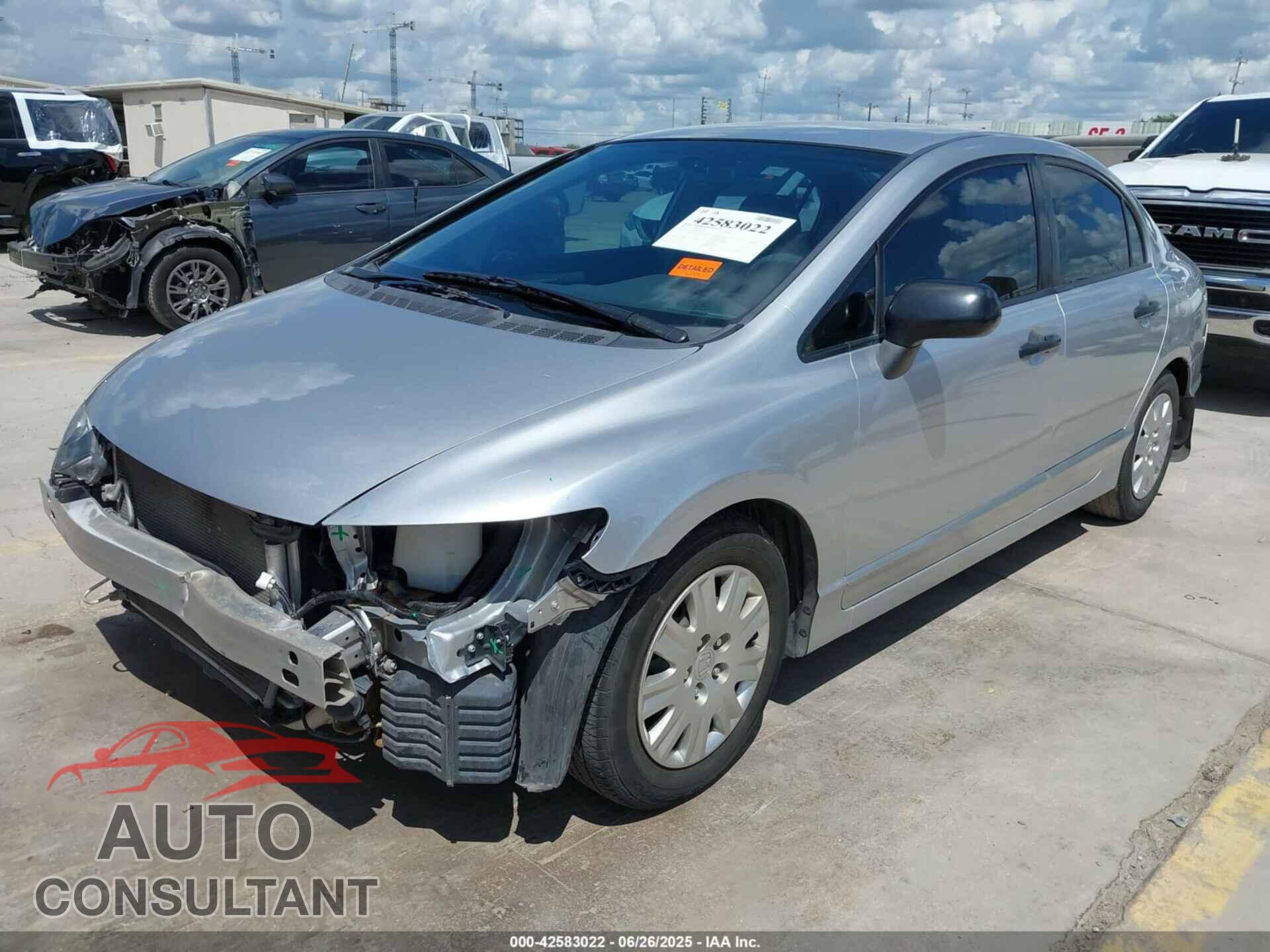 HONDA CIVIC 2011 - 2HGFA1F3XBH544410