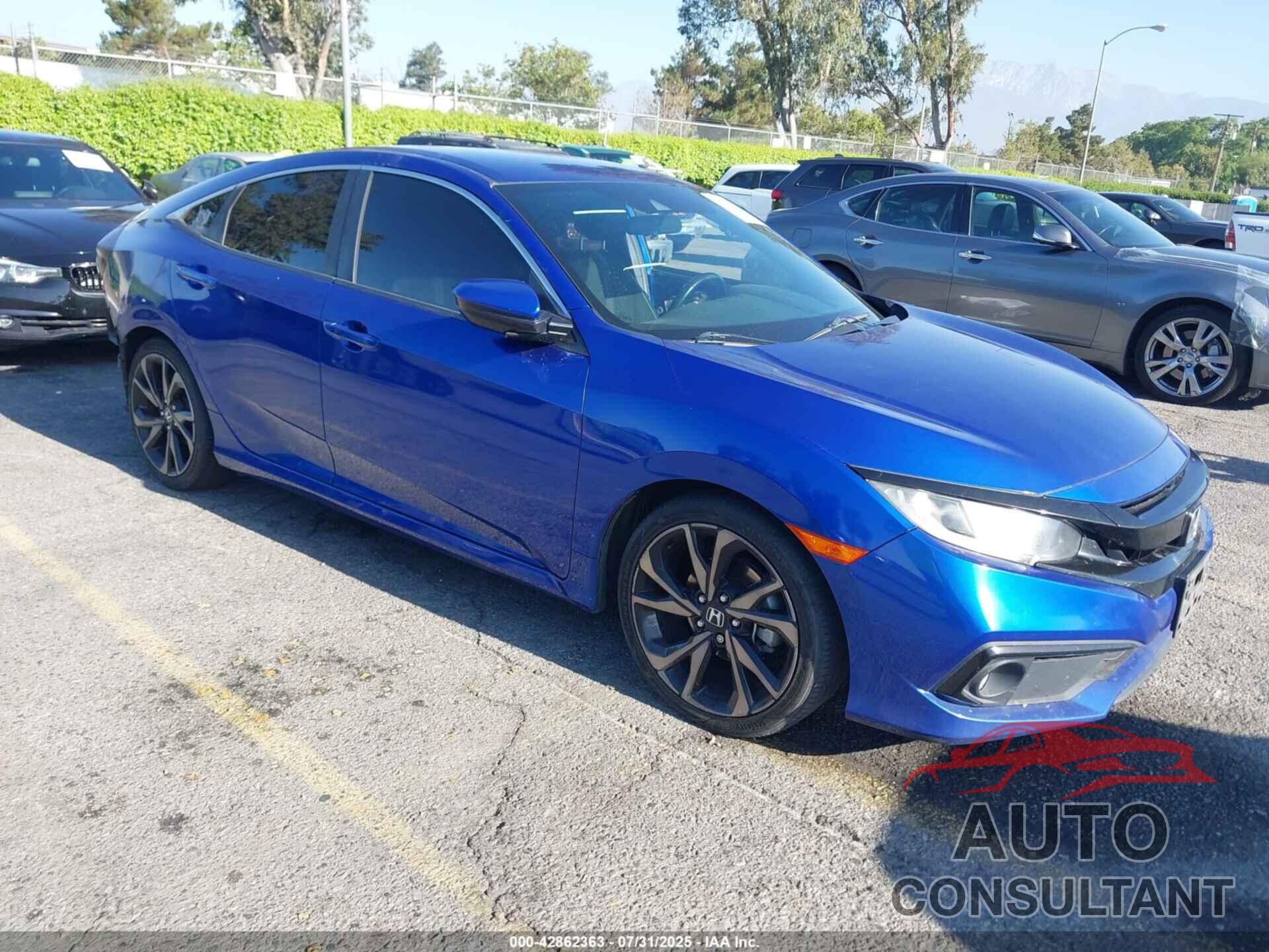 HONDA CIVIC 2019 - 2HGFC2F81KH601444
