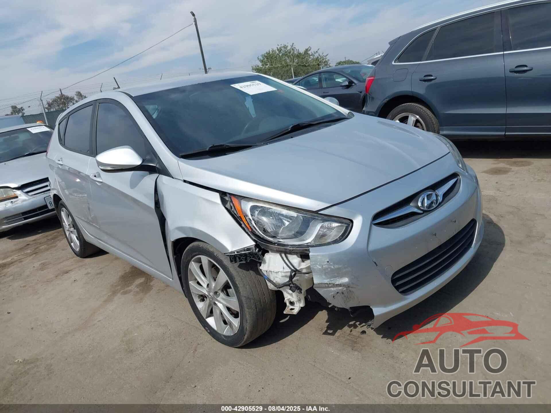 HYUNDAI ACCENT 2013 - KMHCU5AE5DU104471