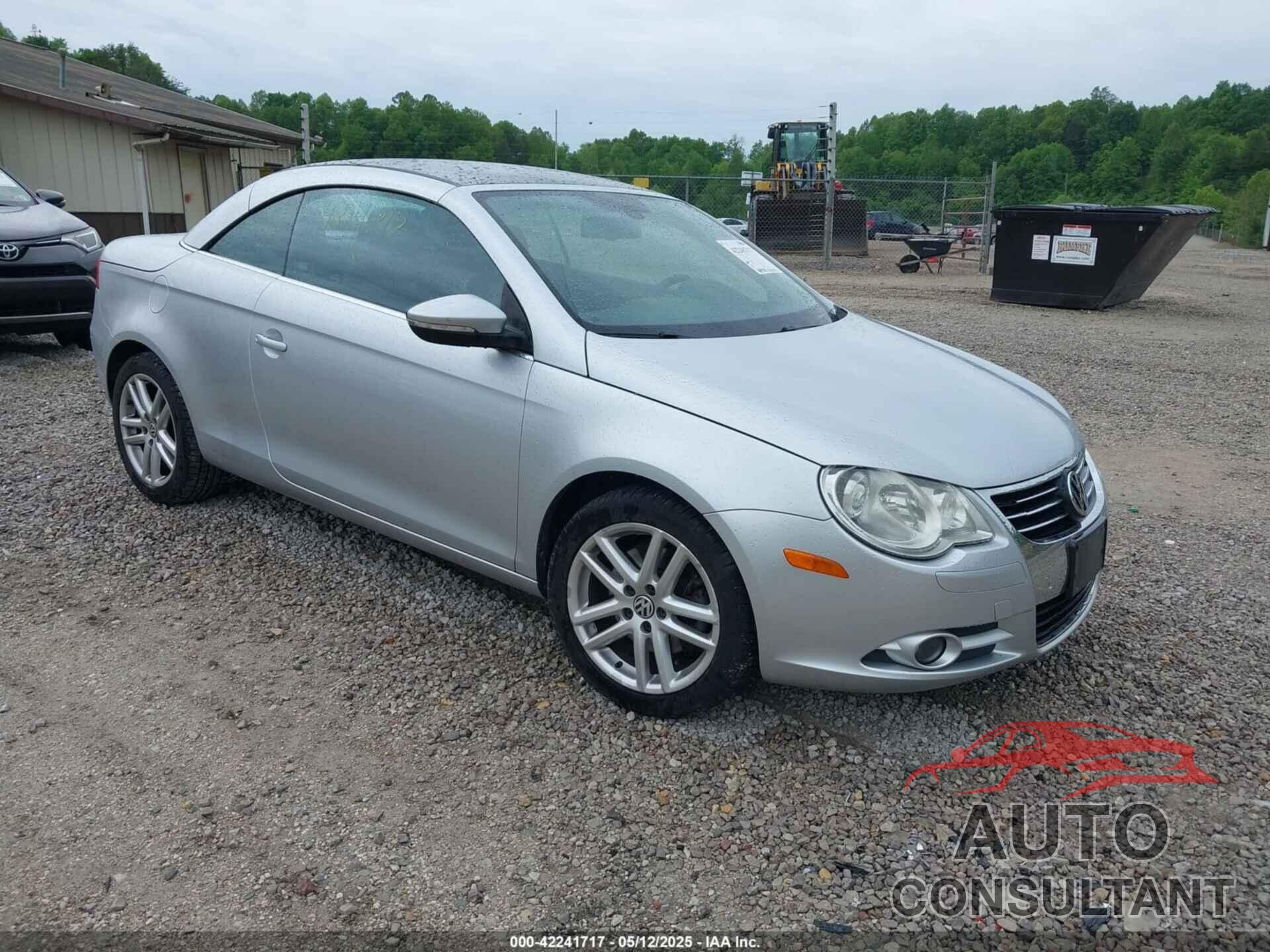 VOLKSWAGEN EOS 2010 - WVWFA7AH9AV008865