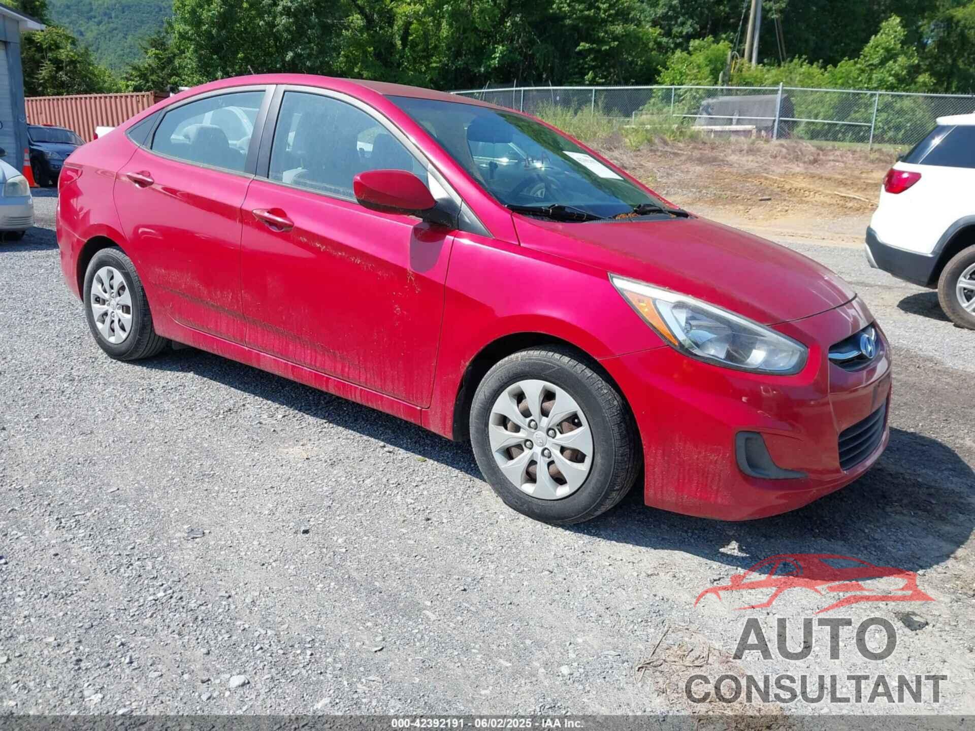 HYUNDAI ACCENT 2016 - KMHCT4AE0GU002531
