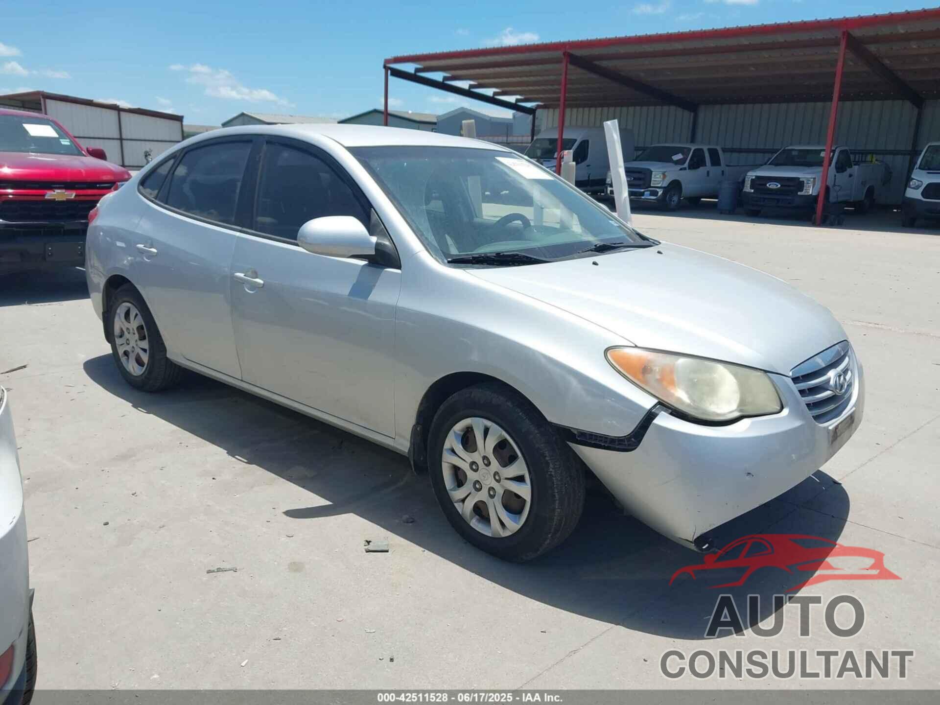 HYUNDAI ELANTRA 2010 - KMHDU4AD9AU206616