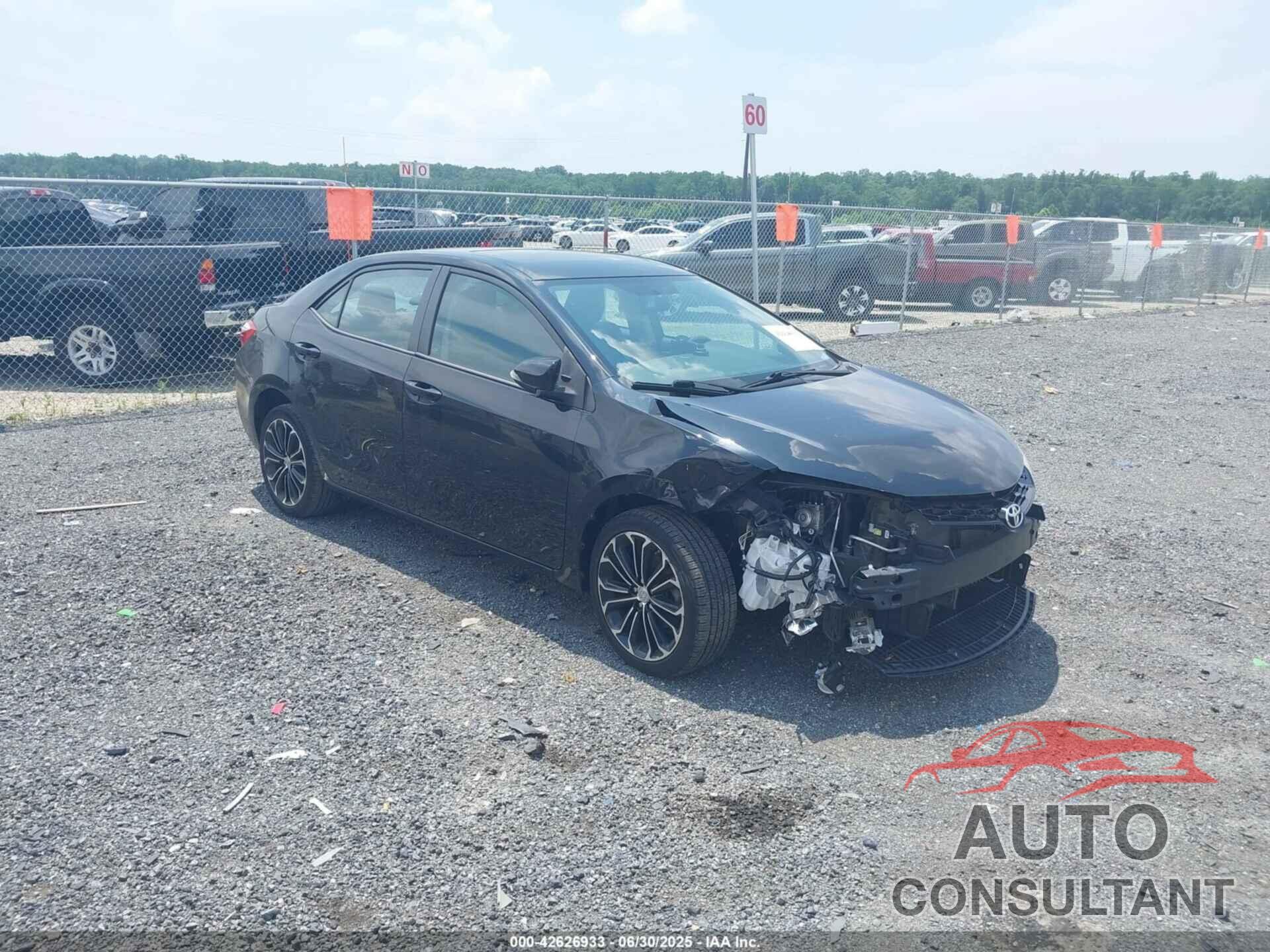 TOYOTA COROLLA 2016 - 2T1BURHE1GC734468