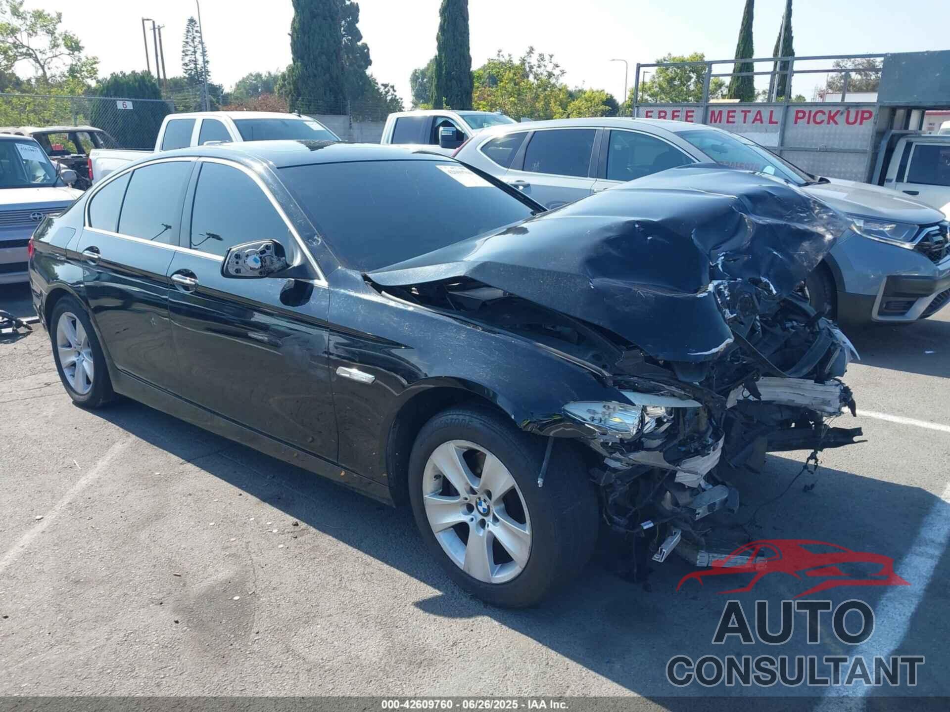 BMW 528I 2012 - WBAXG5C59CDW92199