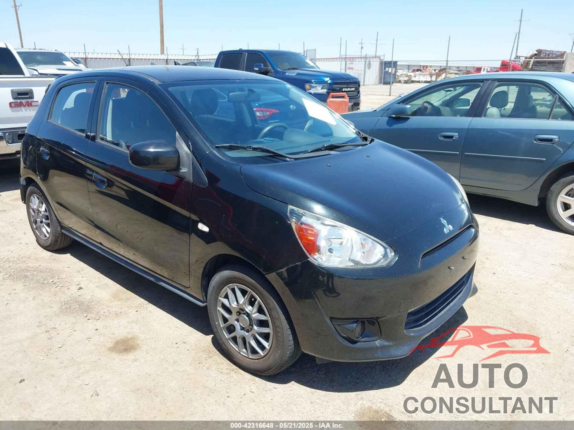 MITSUBISHI MIRAGE 2015 - ML32A3HJ8FH047455