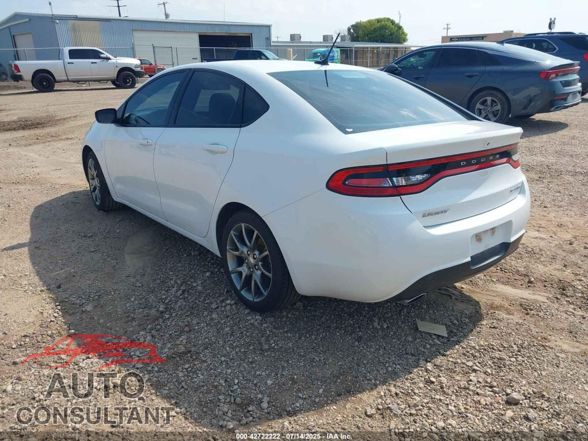 DODGE DART 2015 - 1C3CDFBB7FD132116