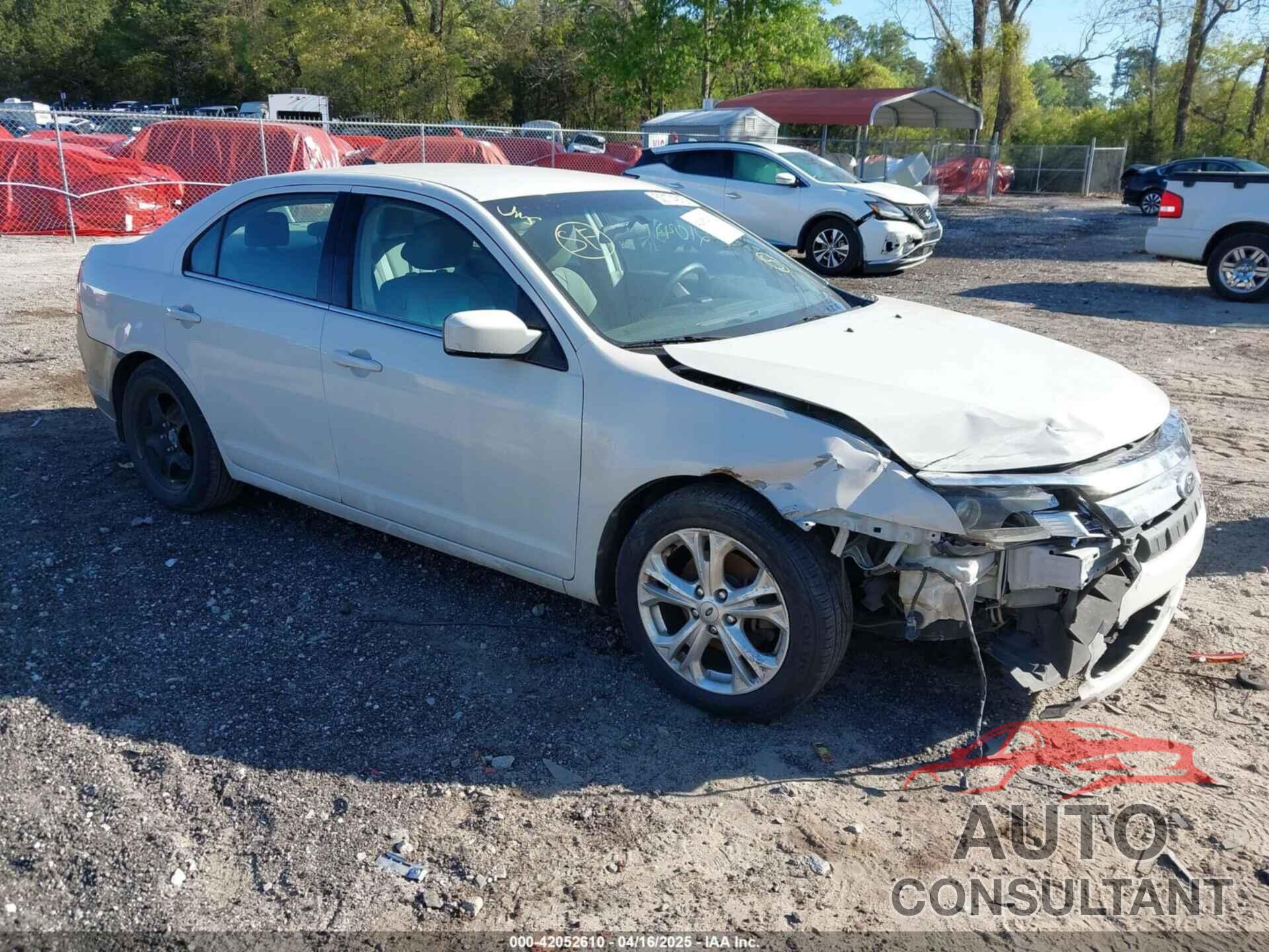 FORD FUSION 2012 - 3FAHP0HA9CR402640