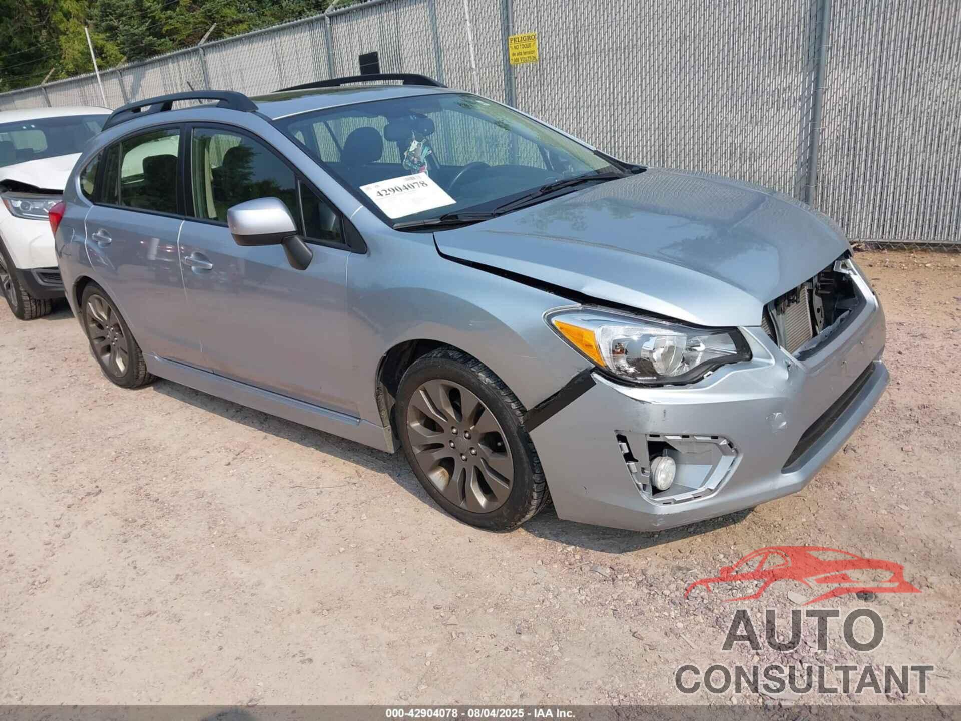 SUBARU IMPREZA 2013 - JF1GPAS63D2820140