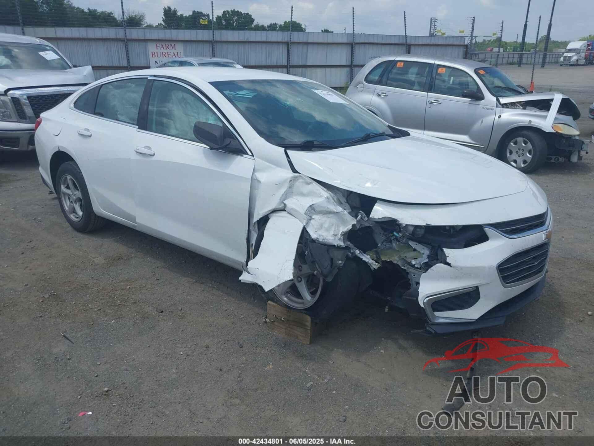 CHEVROLET MALIBU 2017 - 1G1ZB5ST6HF130842