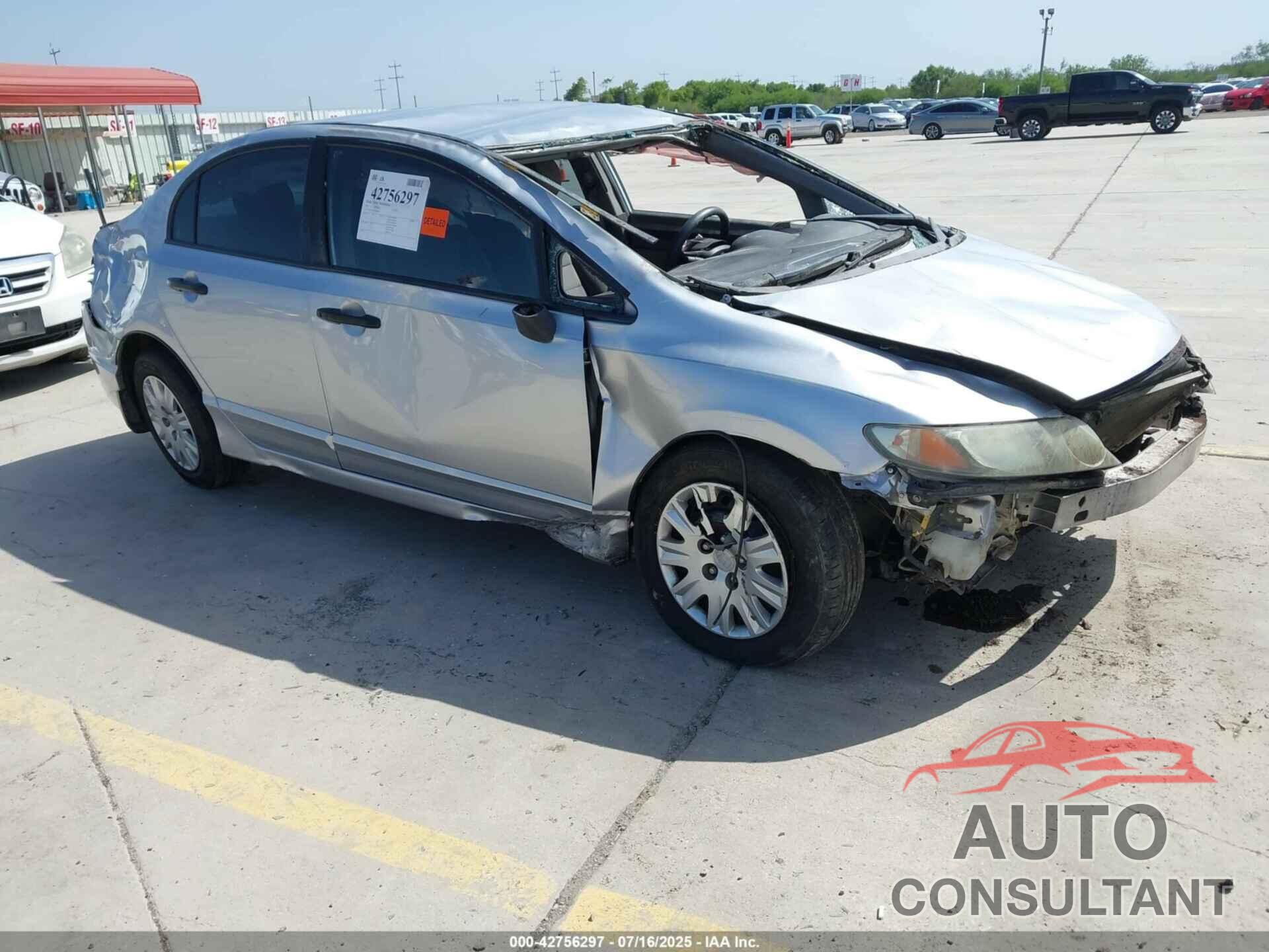 HONDA CIVIC 2011 - 19XFA1F32BE040654