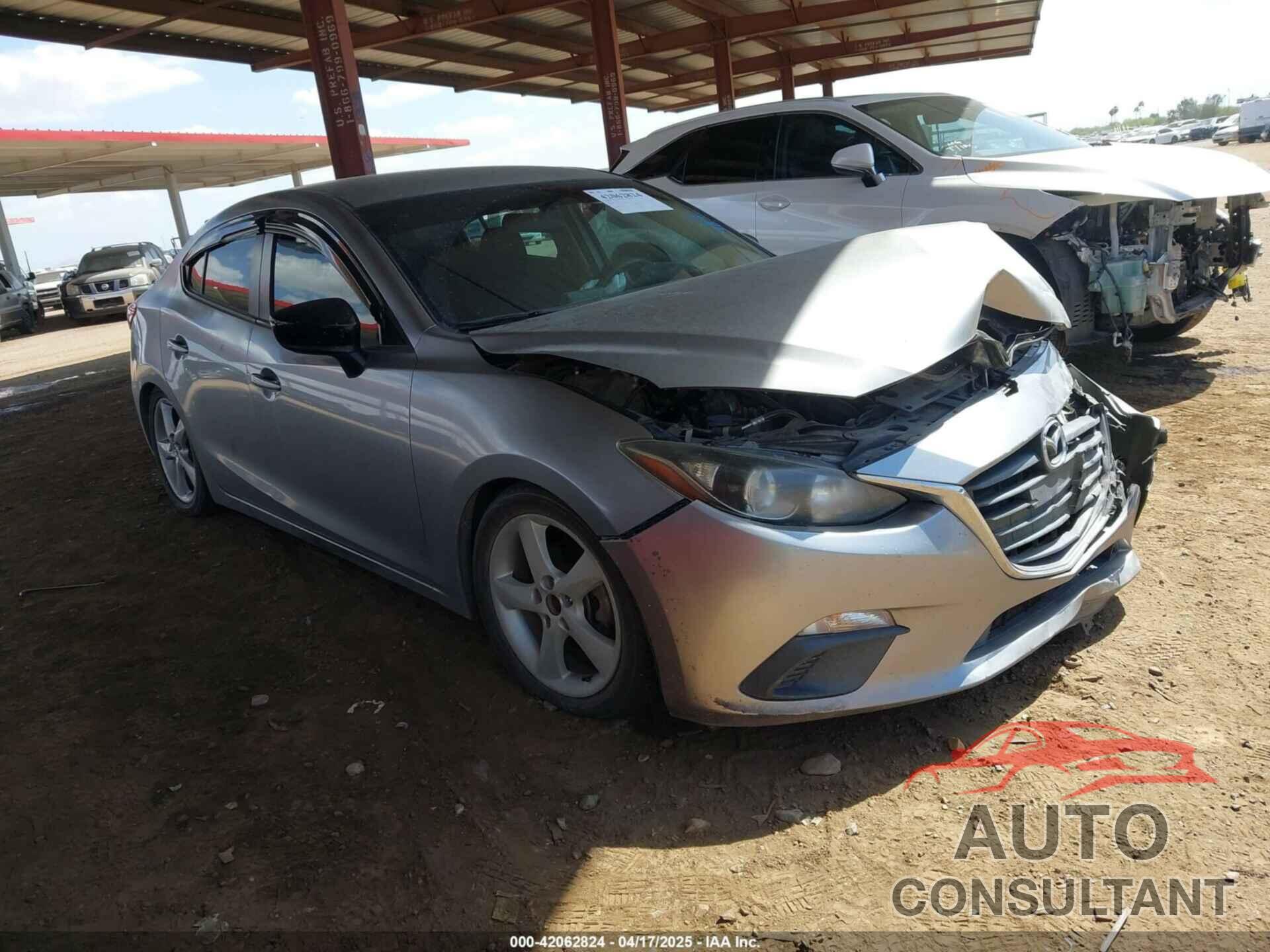 MAZDA MAZDA3 2015 - JM1BM1T78F1252478