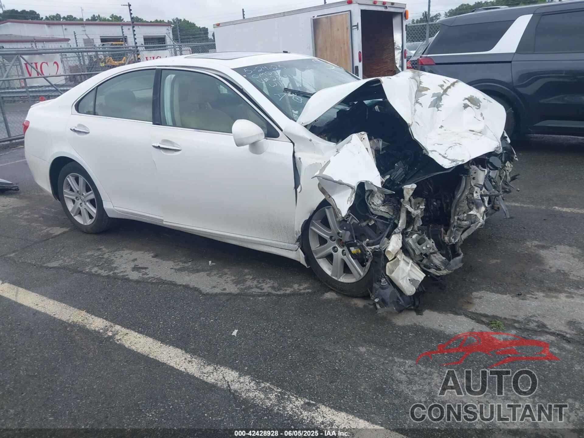 LEXUS ES 350 2009 - JTHBJ46G592281911